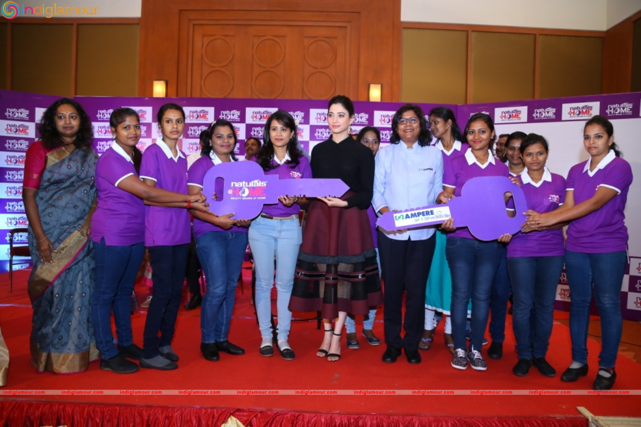 Tamanna Launches Naturals at Home Event hd photo