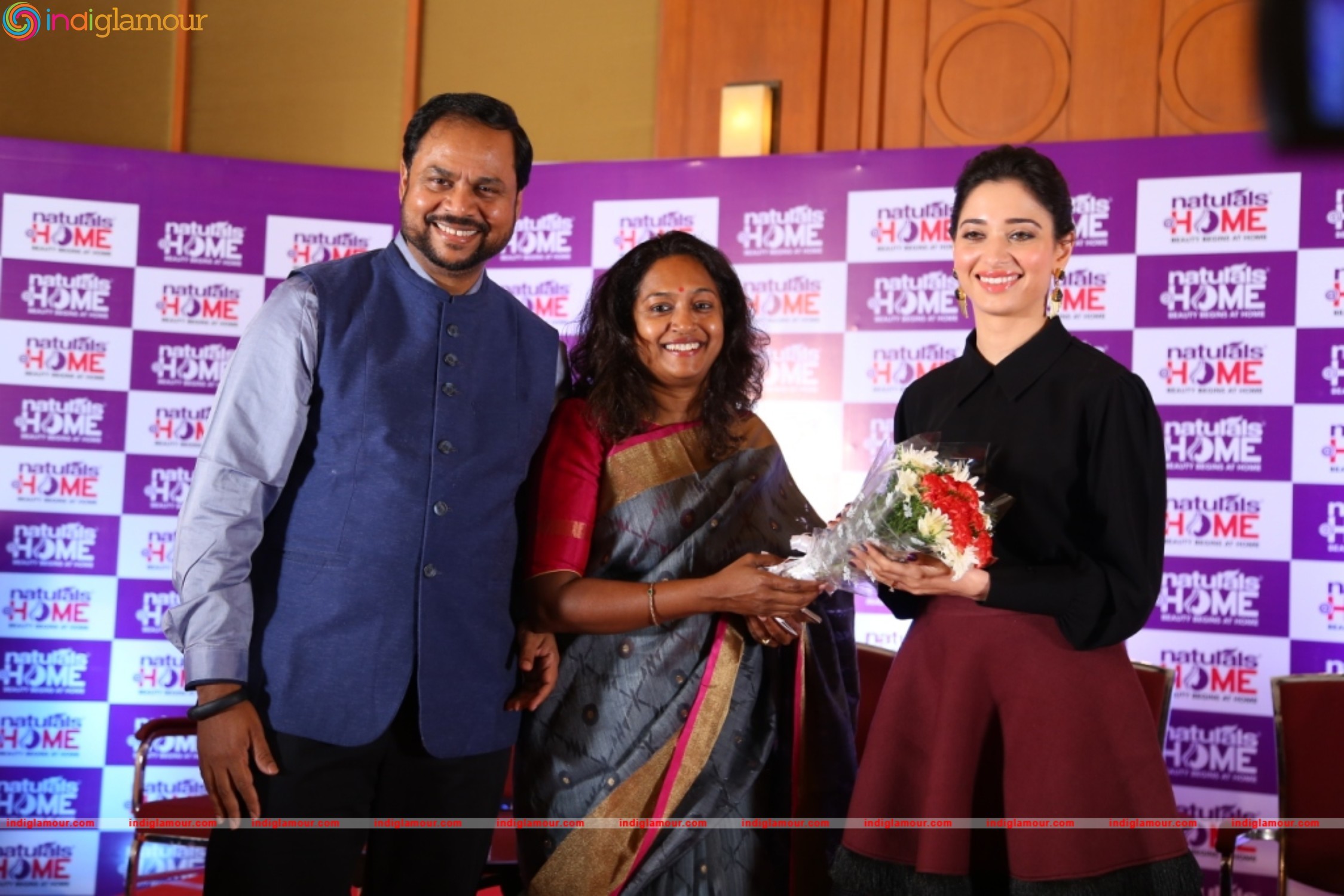 Tamanna Launches Naturals at Home Event hd photo