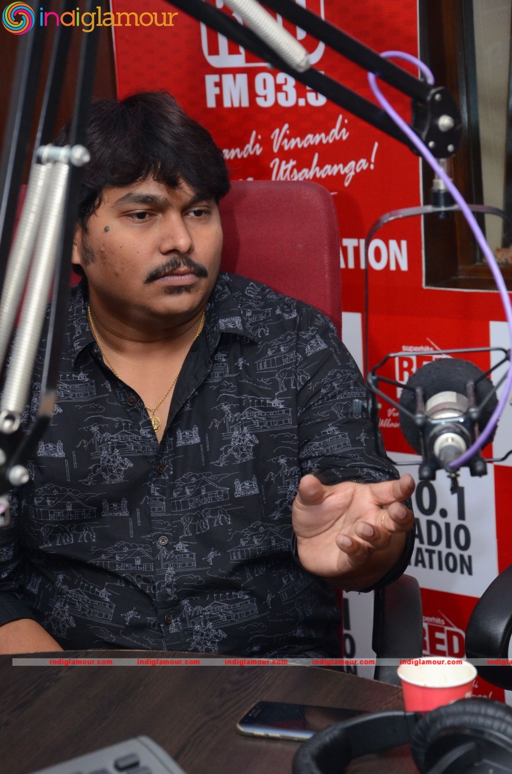 Film Dwaraka Bajare Nanda Gopala Song Launch at Red FM Event hd photo