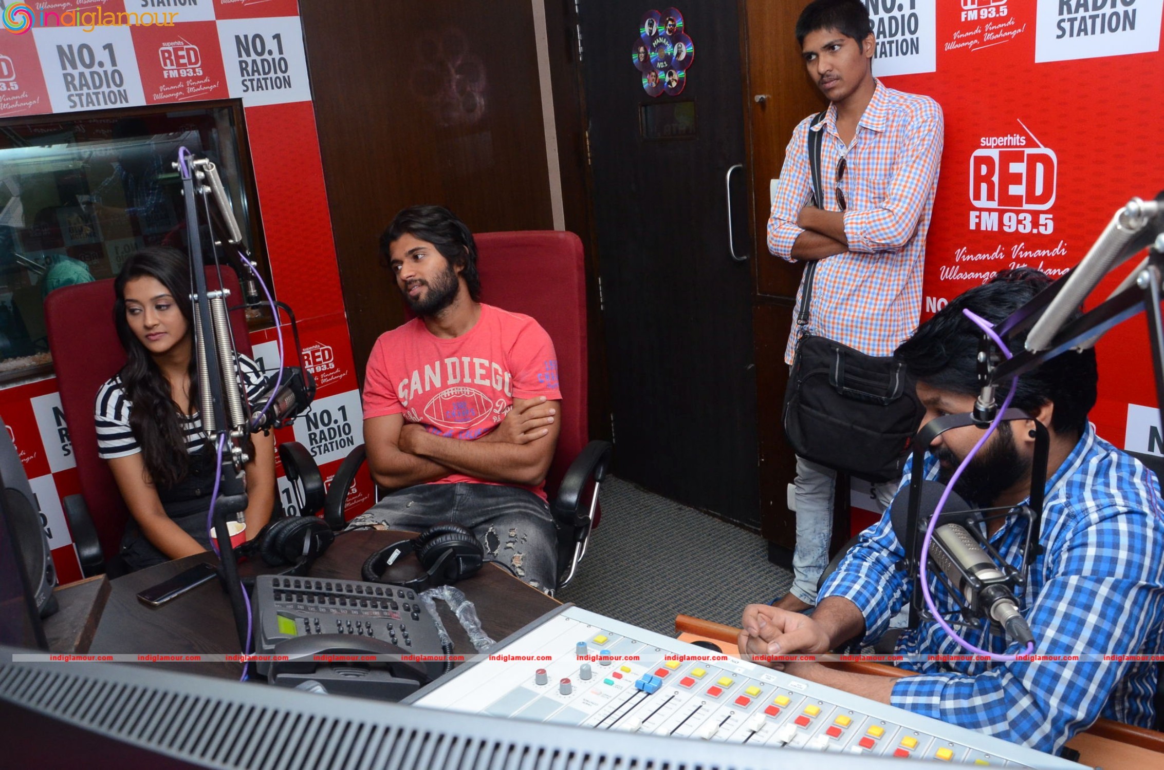 Film Dwaraka Bajare Nanda Gopala Song Launch at Red FM Event hd photo
