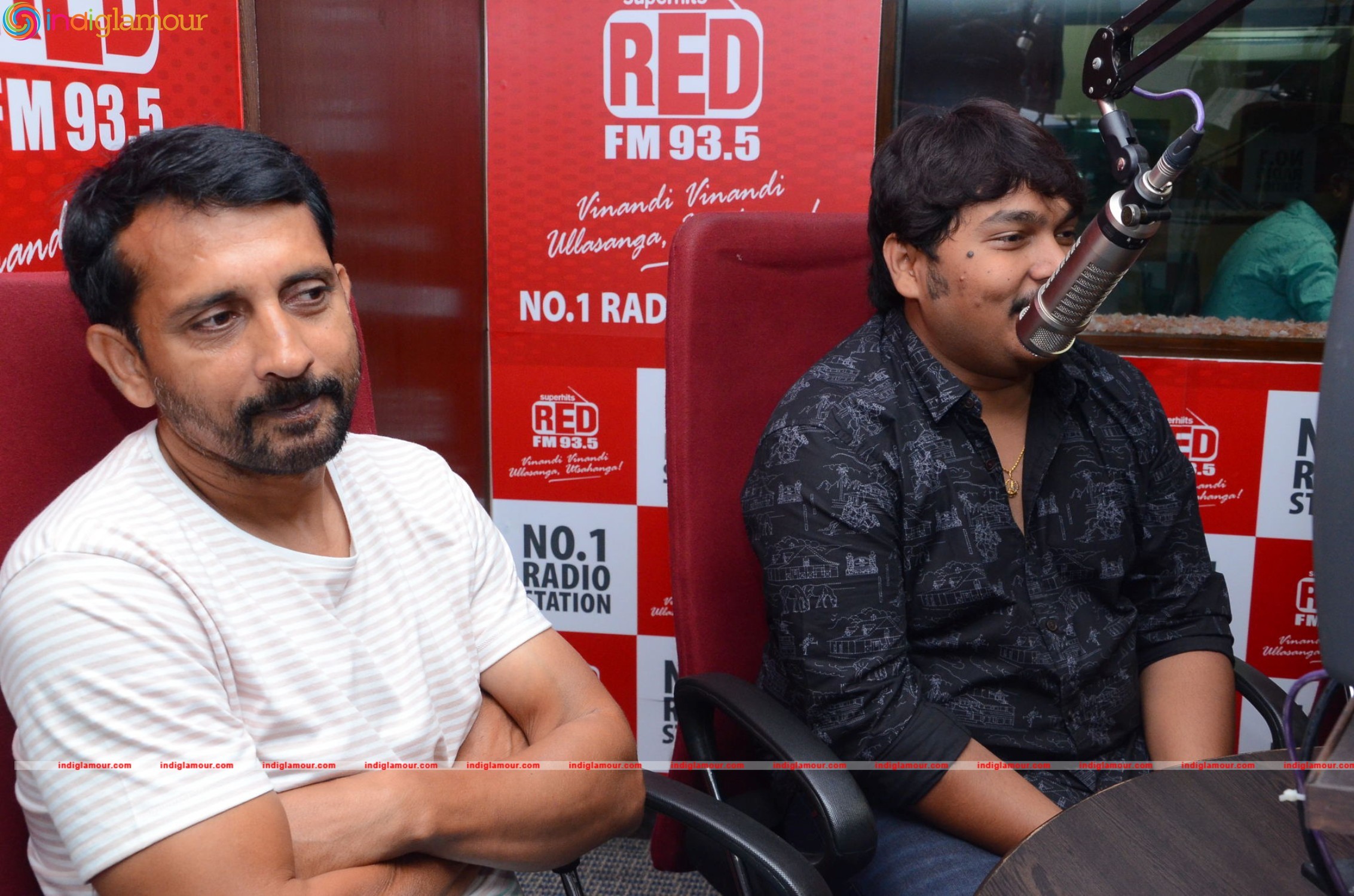 Film Dwaraka Bajare Nanda Gopala Song Launch at Red FM Event hd photo
