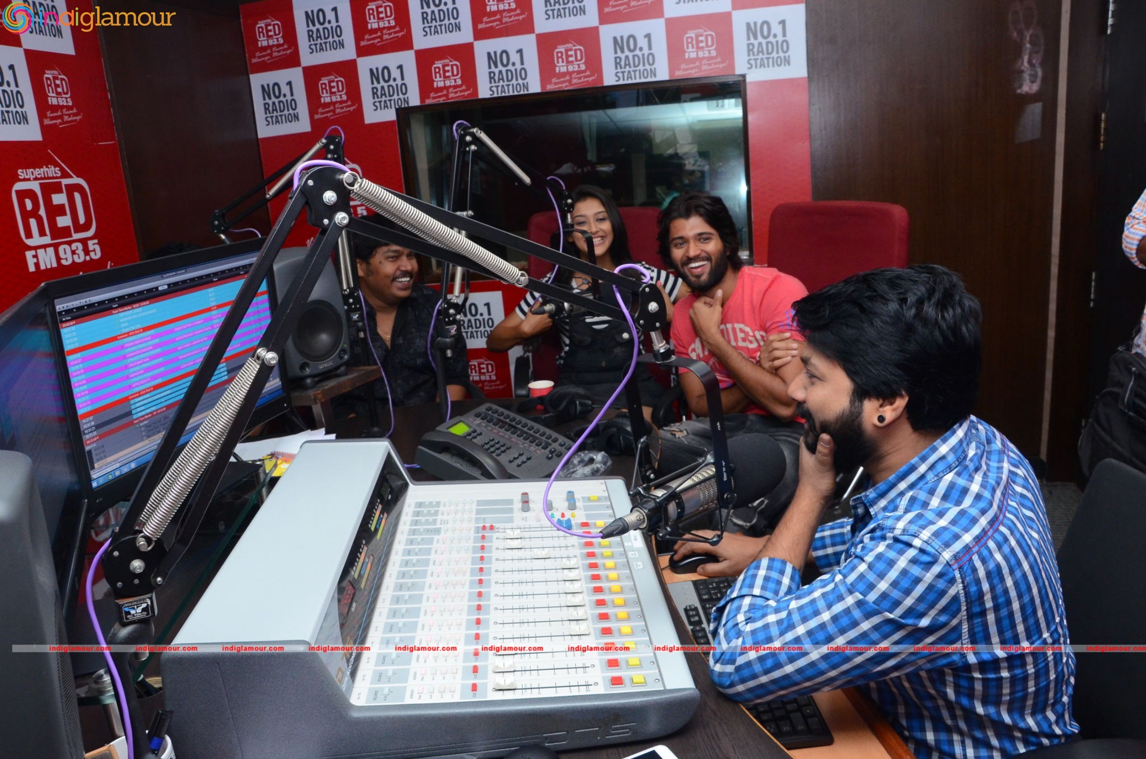 Film Dwaraka Bajare Nanda Gopala Song Launch at Red FM Event hd photo