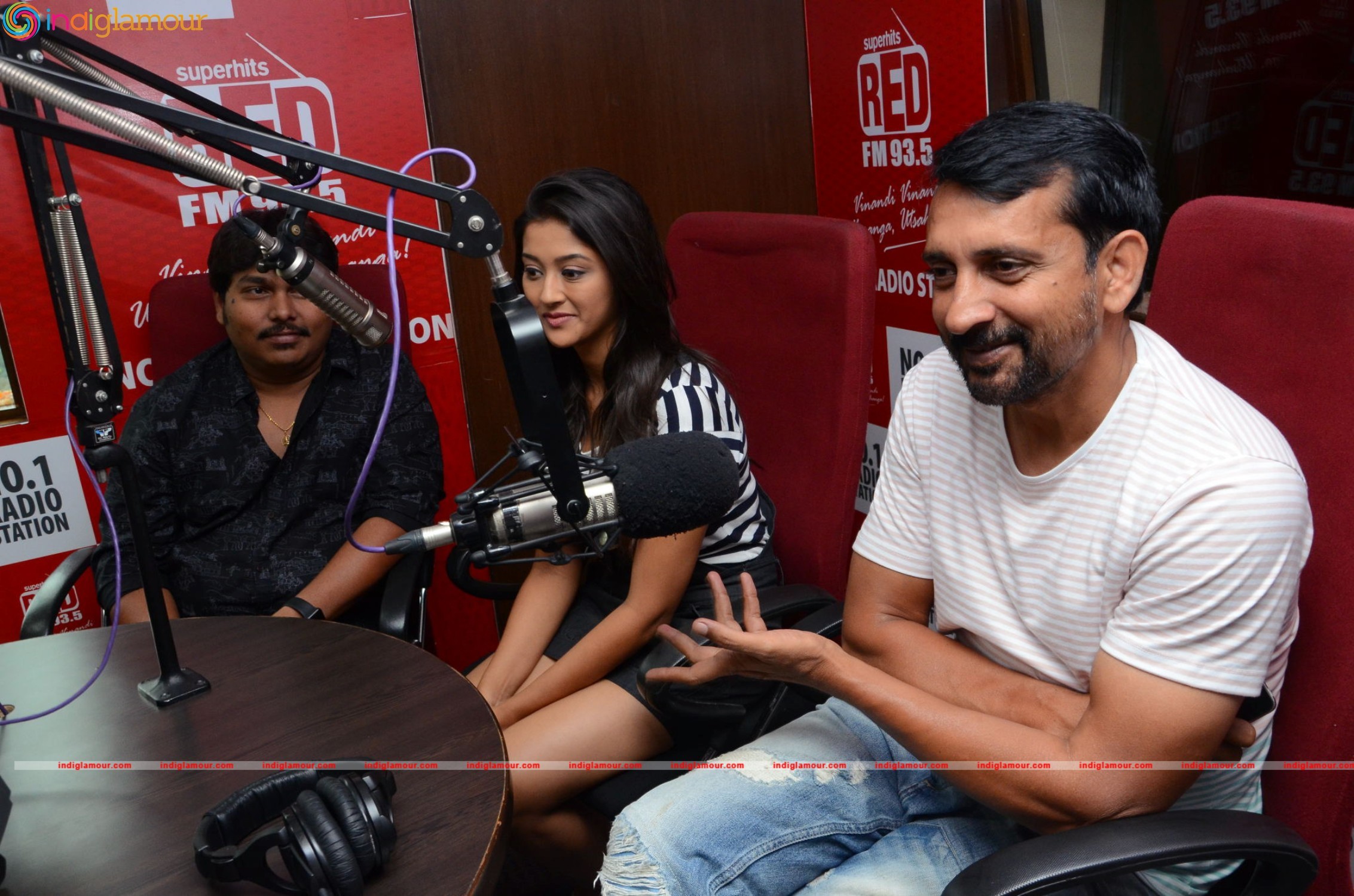 Film Dwaraka Bajare Nanda Gopala Song Launch at Red FM Event hd photo