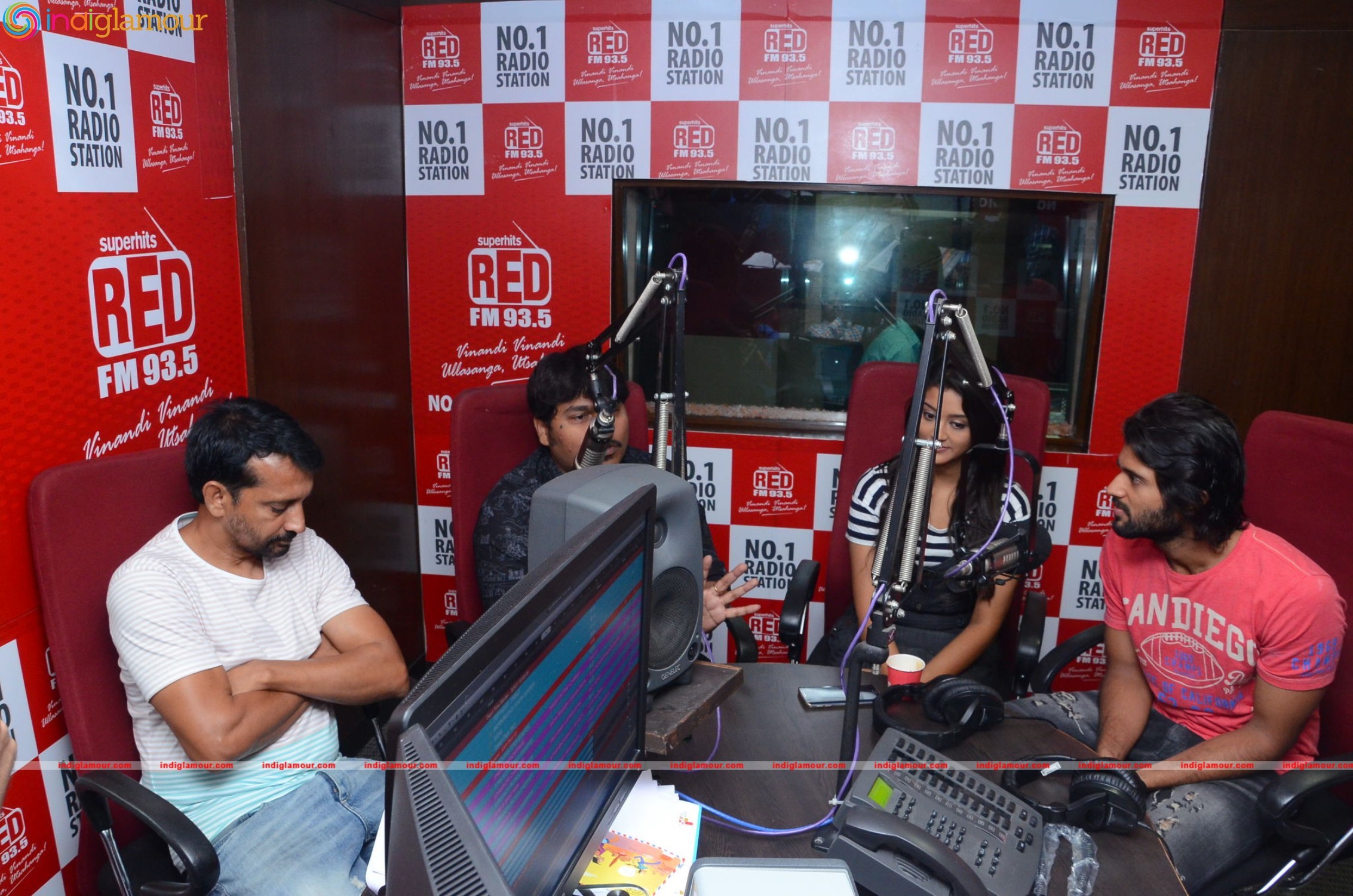 Film Dwaraka Bajare Nanda Gopala Song Launch at Red FM Event hd photo