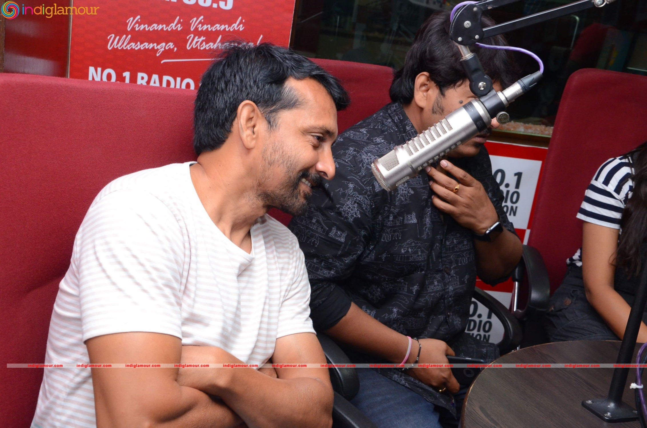 Film Dwaraka Bajare Nanda Gopala Song Launch at Red FM Event hd photo