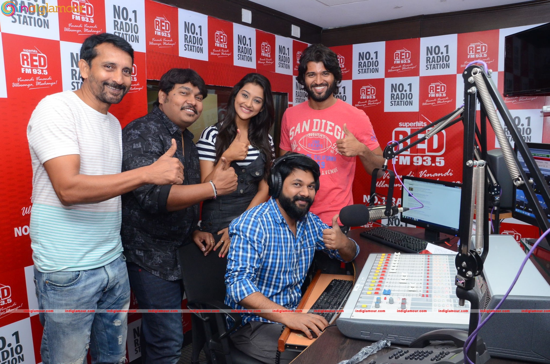 Film Dwaraka Bajare Nanda Gopala Song Launch at Red FM Event hd photo