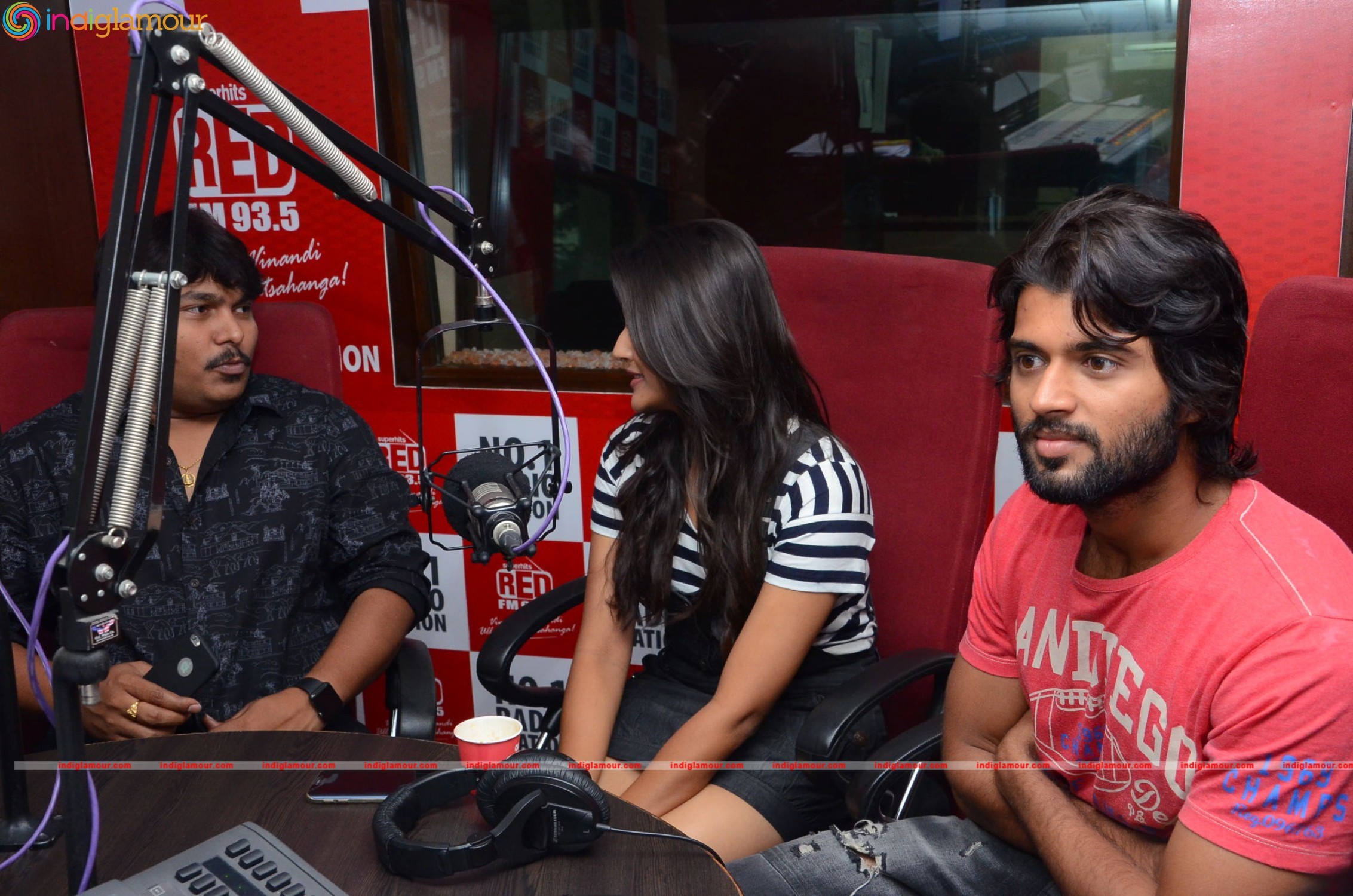 Film Dwaraka Bajare Nanda Gopala Song Launch at Red FM Event hd photo
