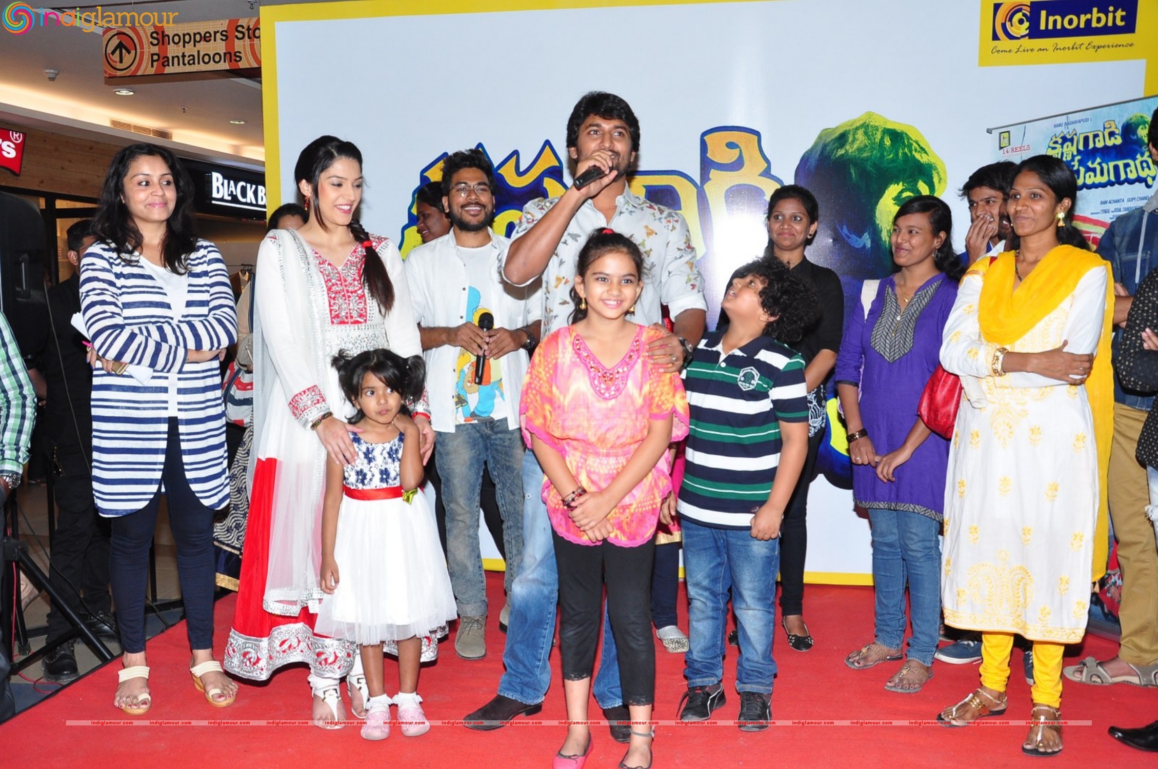 Krishnagaadi Veera Premagadha Team at Inorbit Mall Event hd photo