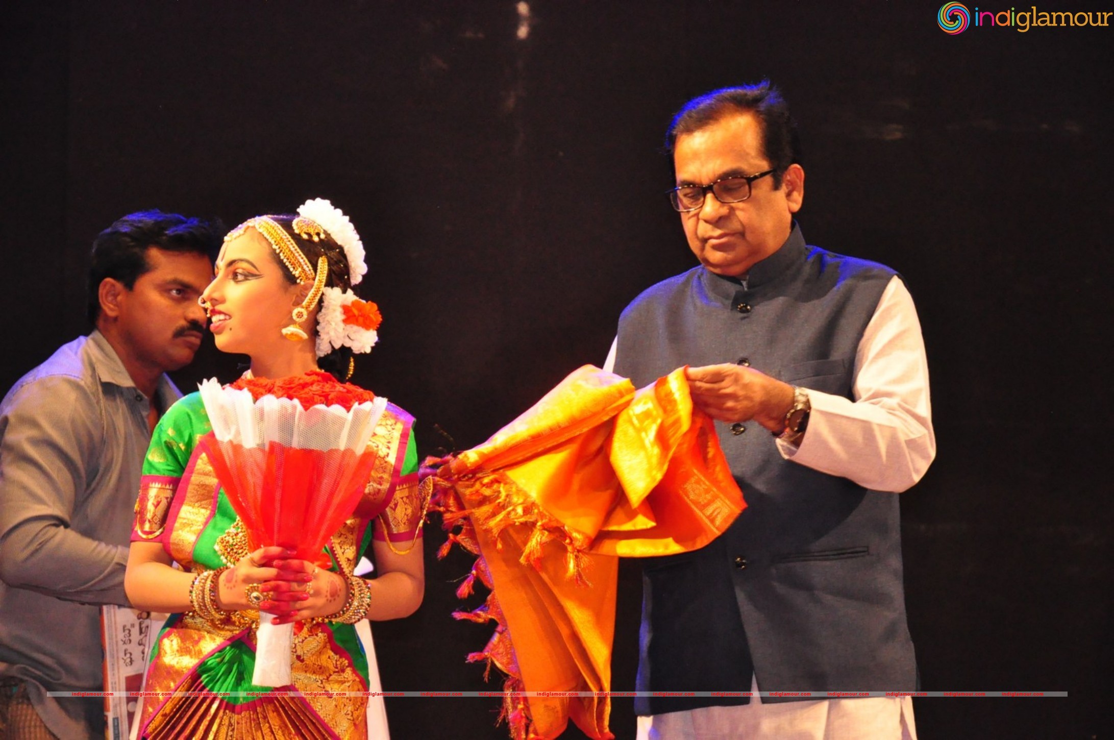 Ashmitha Bharatanatyam Arangetram Chief Guest Bramhanandam Event hd photo