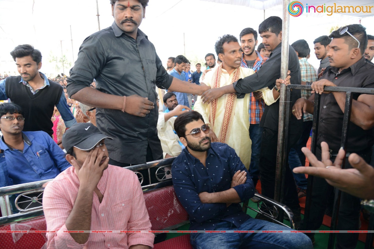 Express Raja Team At Arrora Enginering College in Ghatkesar Event hd photo