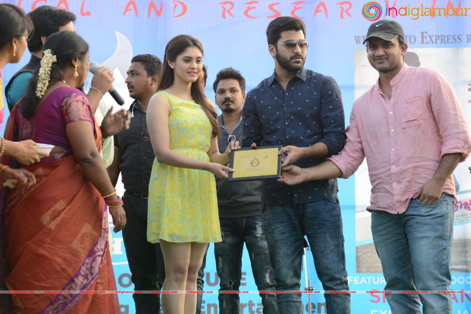 Express Raja Team At Arrora Enginering College in Ghatkesar Event hd photo