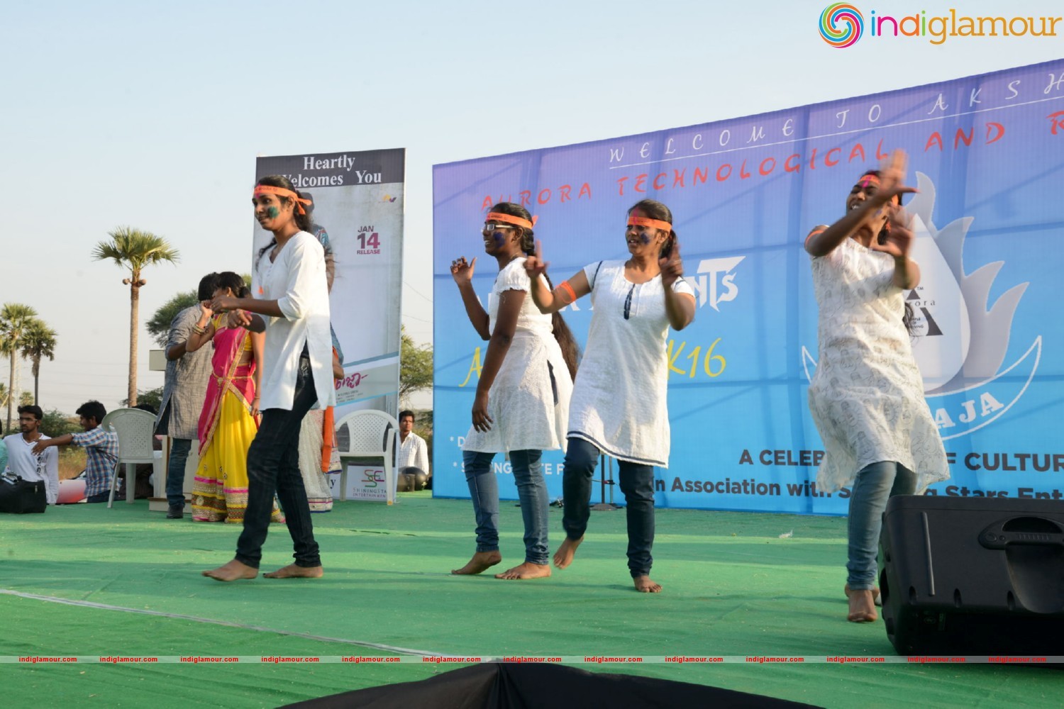Express Raja Team At Arrora Enginering College in Ghatkesar Event hd photo