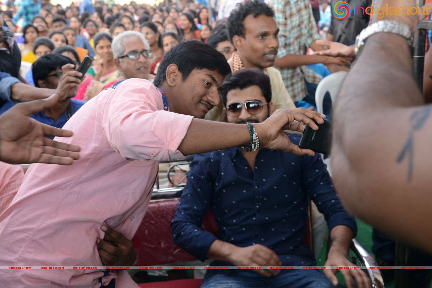 Express Raja Team At Arrora Enginering College in Ghatkesar Event hd photo