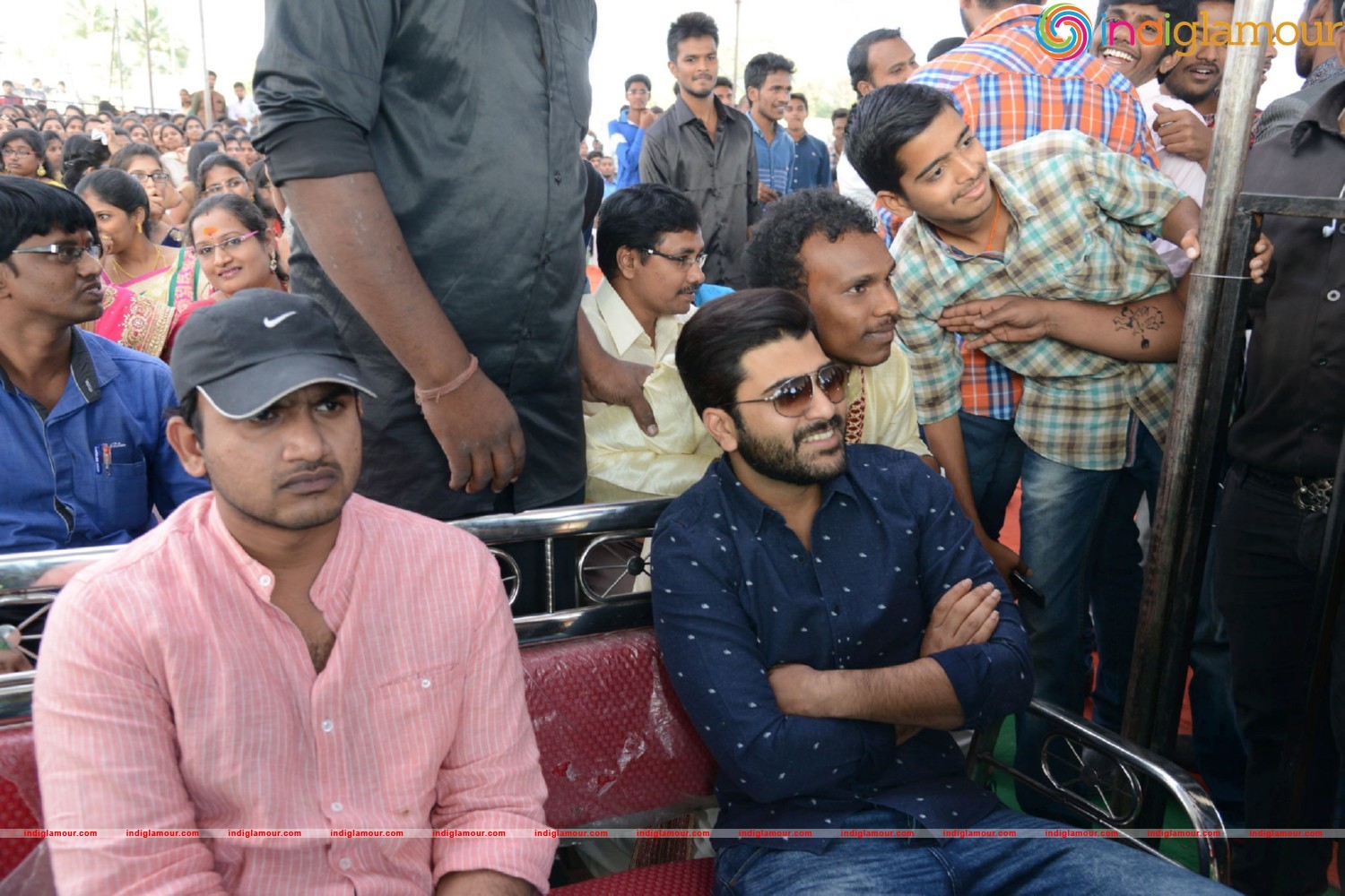 Express Raja Team At Arrora Enginering College in Ghatkesar Event hd photo