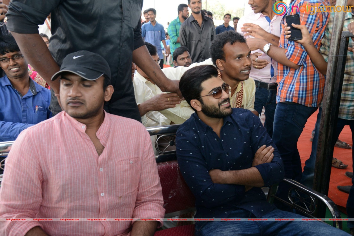 Express Raja Team At Arrora Enginering College in Ghatkesar Event hd photo