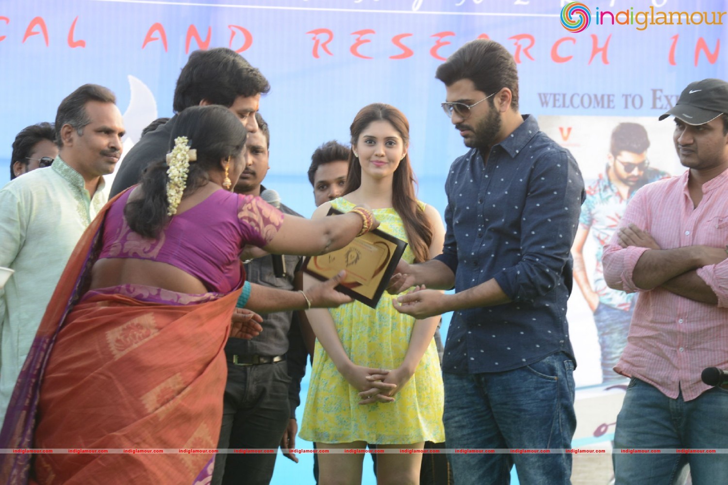 Express Raja Team At Arrora Enginering College in Ghatkesar Event hd photo