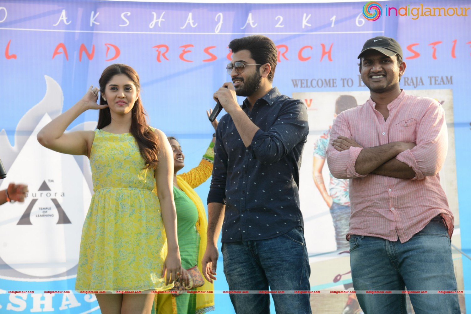 Express Raja Team At Arrora Enginering College in Ghatkesar Event hd photo