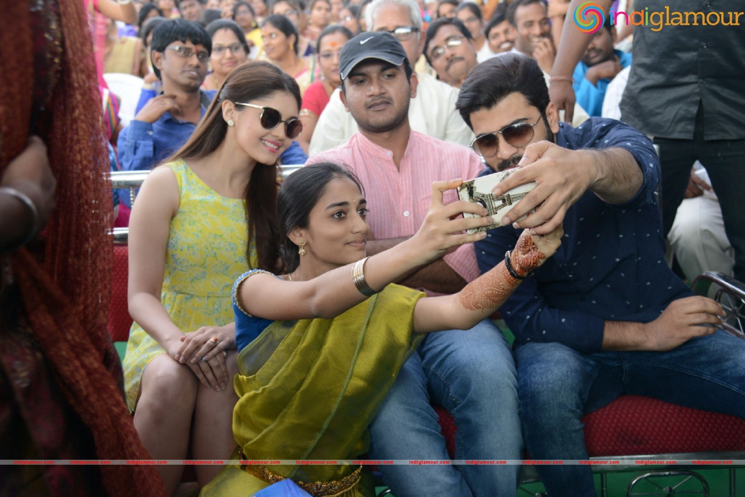 Express Raja Team At Arrora Enginering College in Ghatkesar Event hd photo