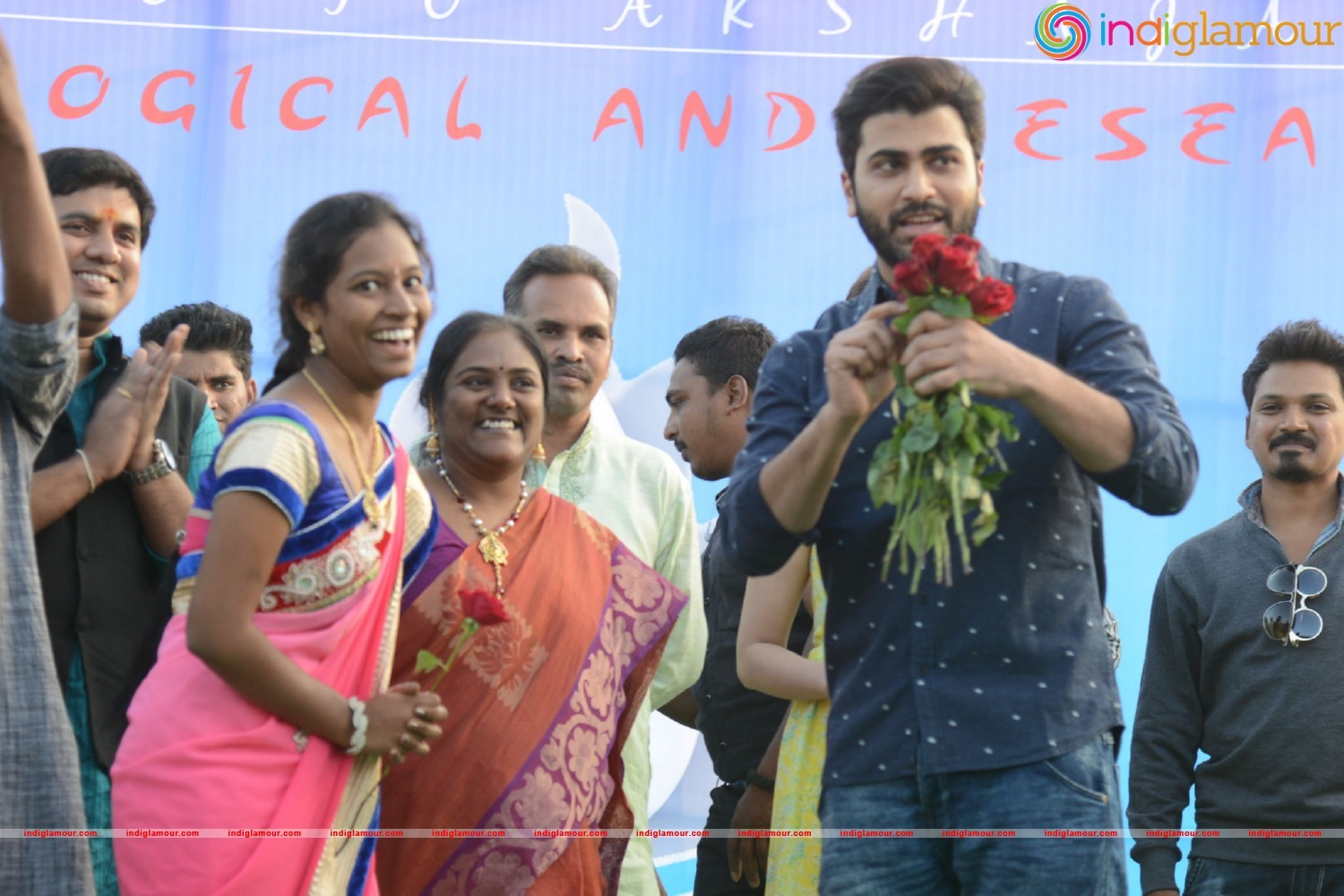 Express Raja Team At Arrora Enginering College in Ghatkesar Event hd photo