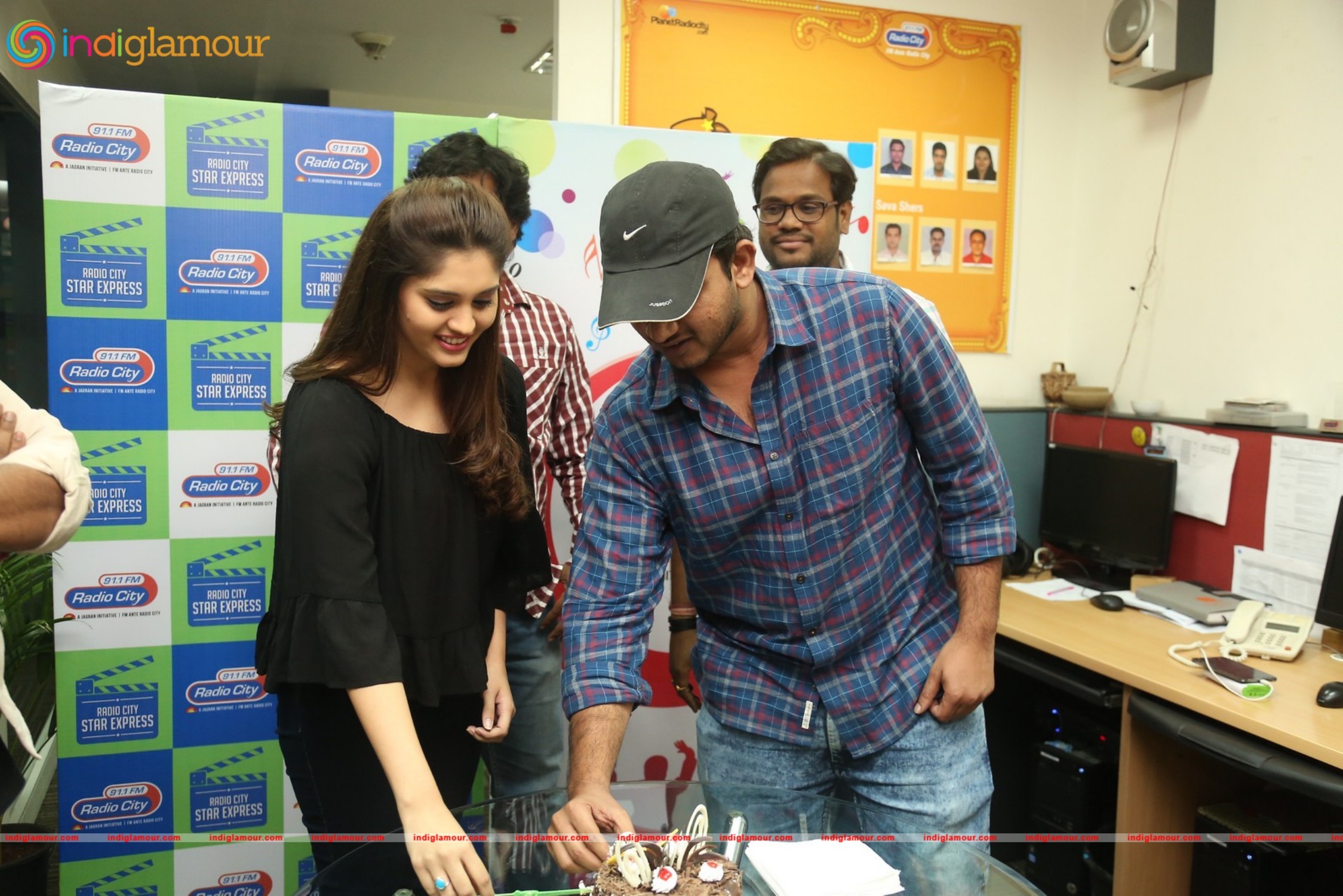 Express Raja Team at Radio City Event hd photo