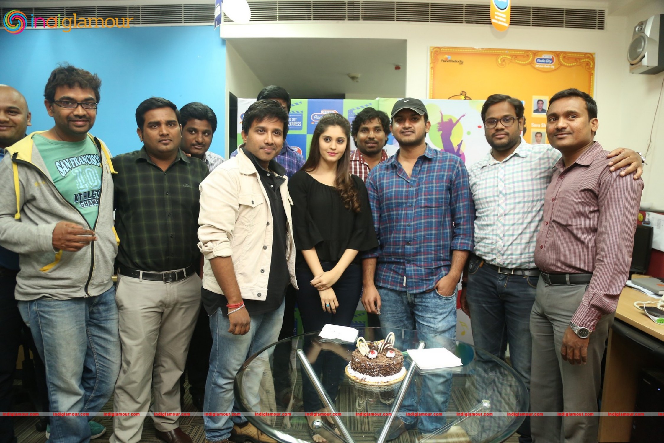 Express Raja Team at Radio City Event hd photo