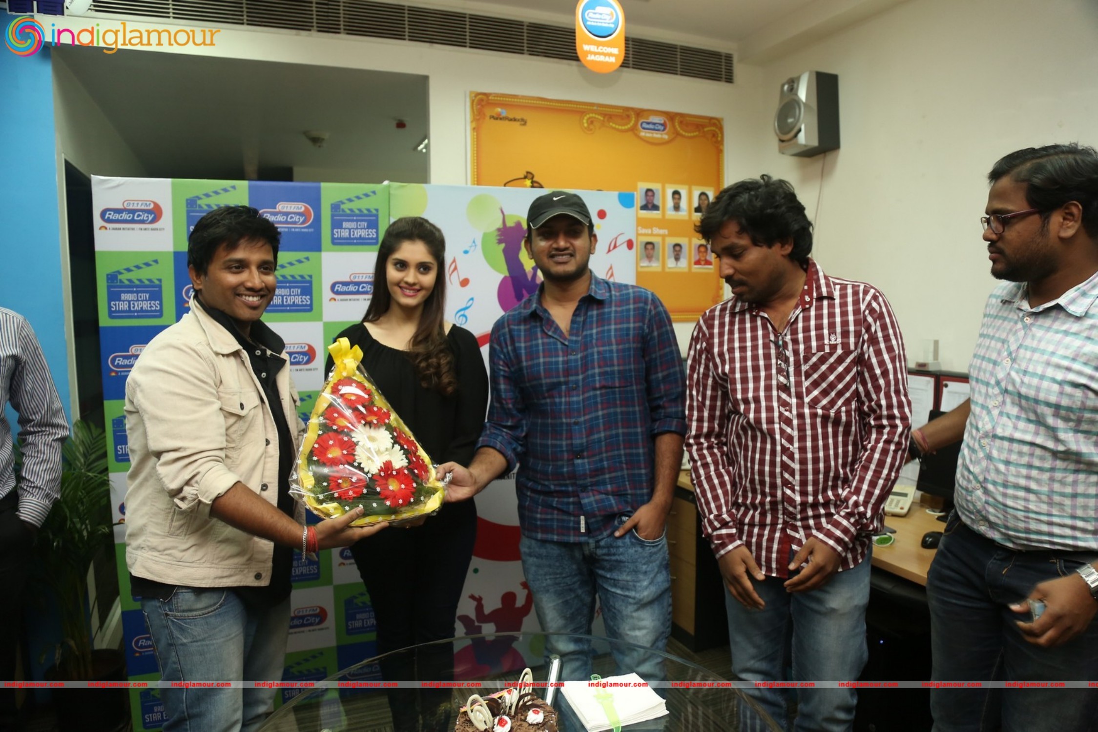 Express Raja Team at Radio City Event hd photo