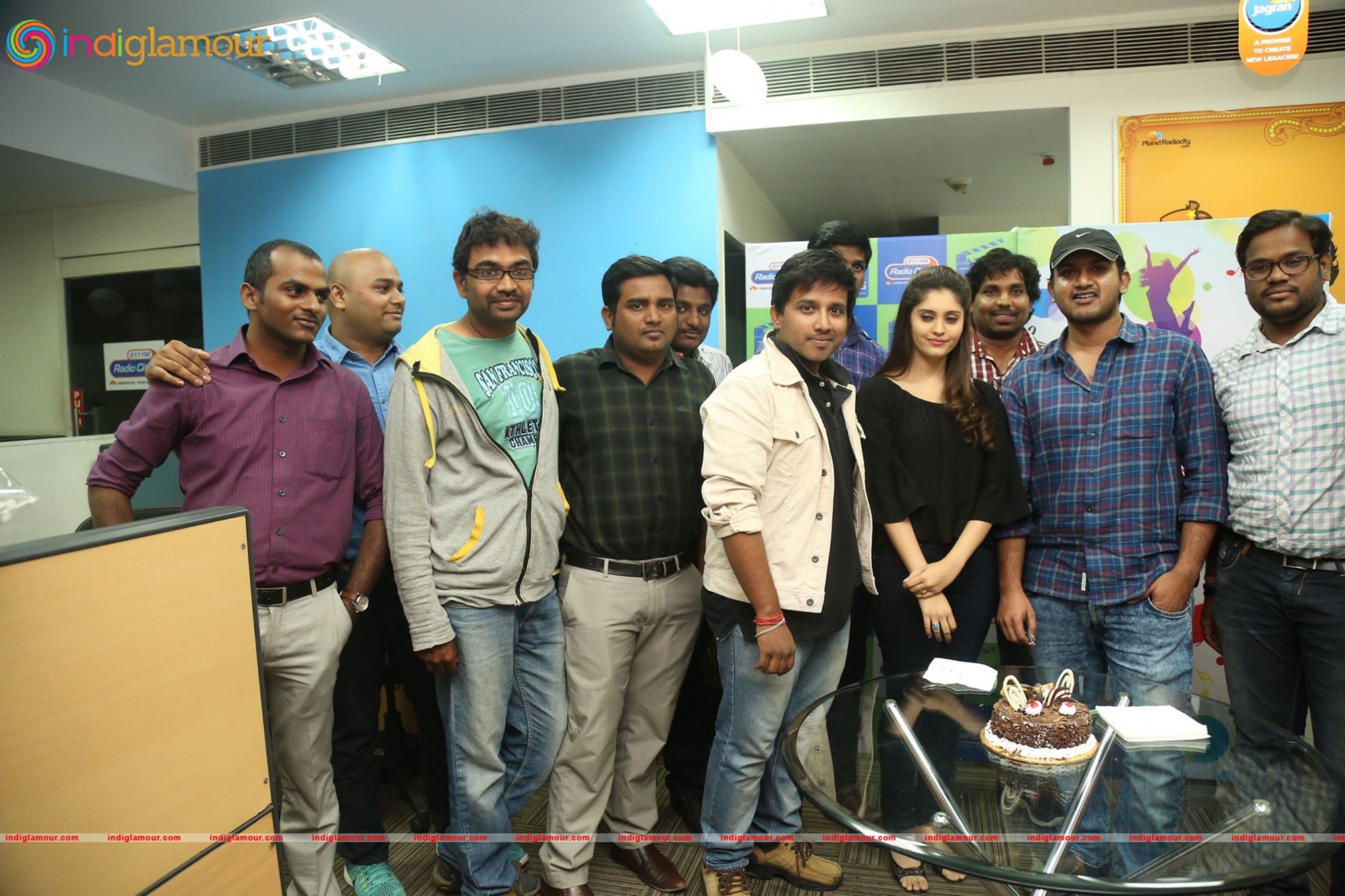 Express Raja Team at Radio City Event hd photo