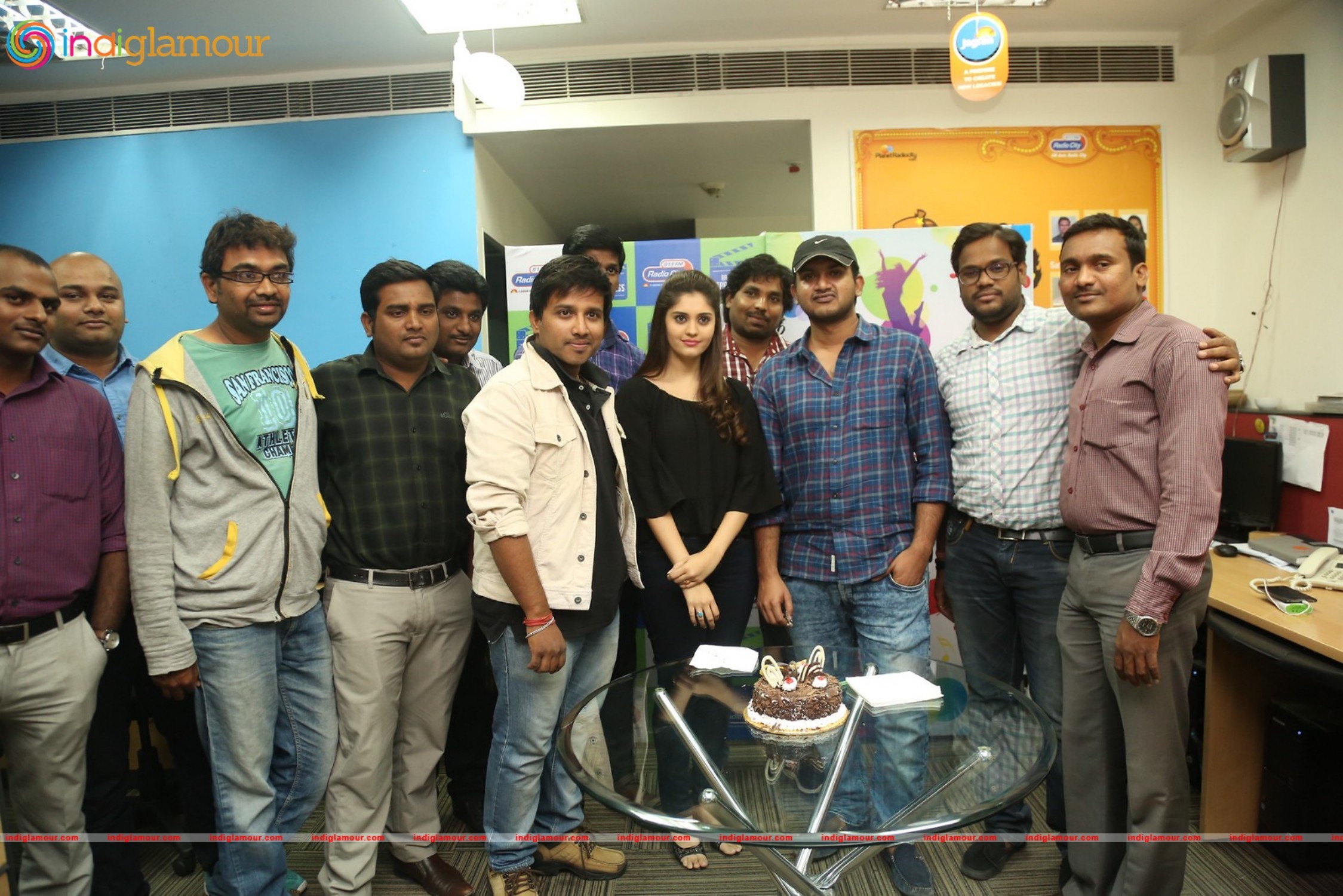 Express Raja Team at Radio City Event hd photo