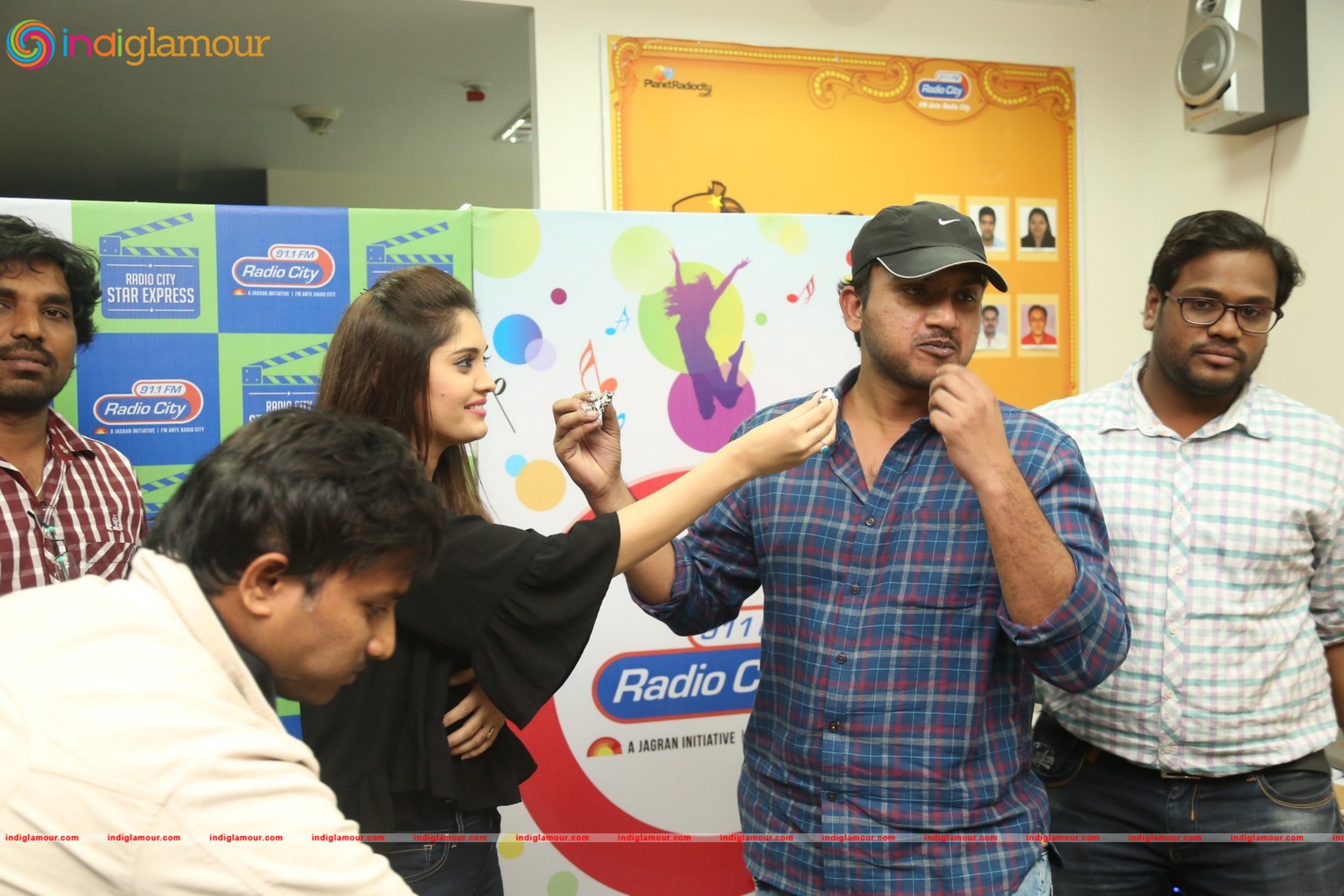 Express Raja Team at Radio City Event hd photo