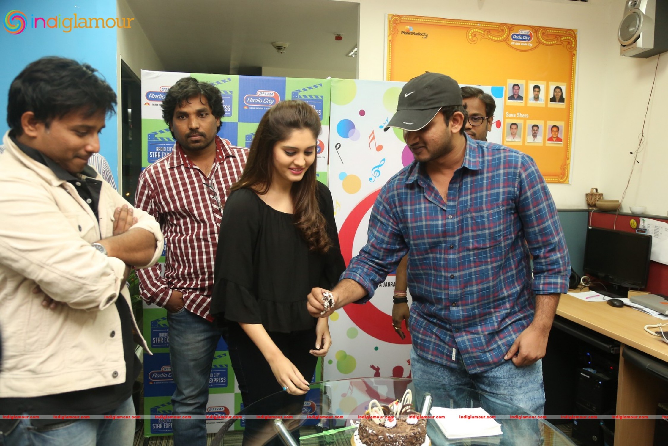 Express Raja Team at Radio City Event hd photo