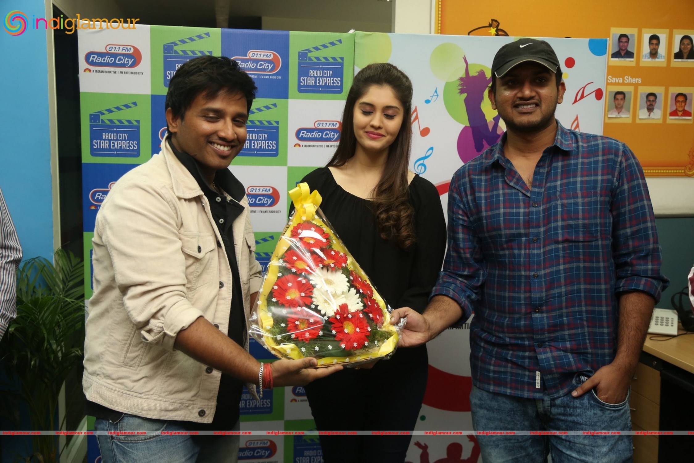 Express Raja Team at Radio City Event hd photo