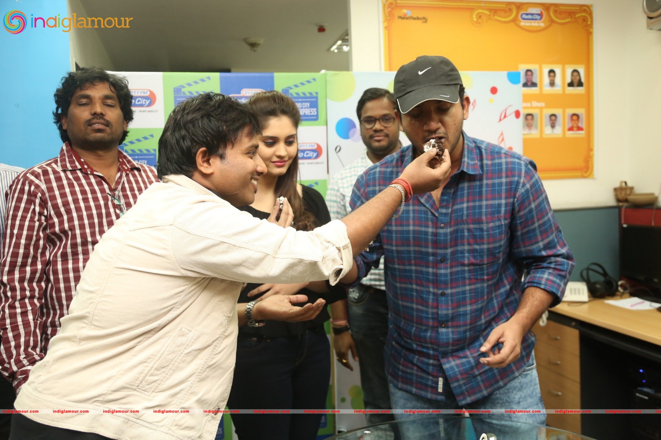 Express Raja Team at Radio City Event hd photo