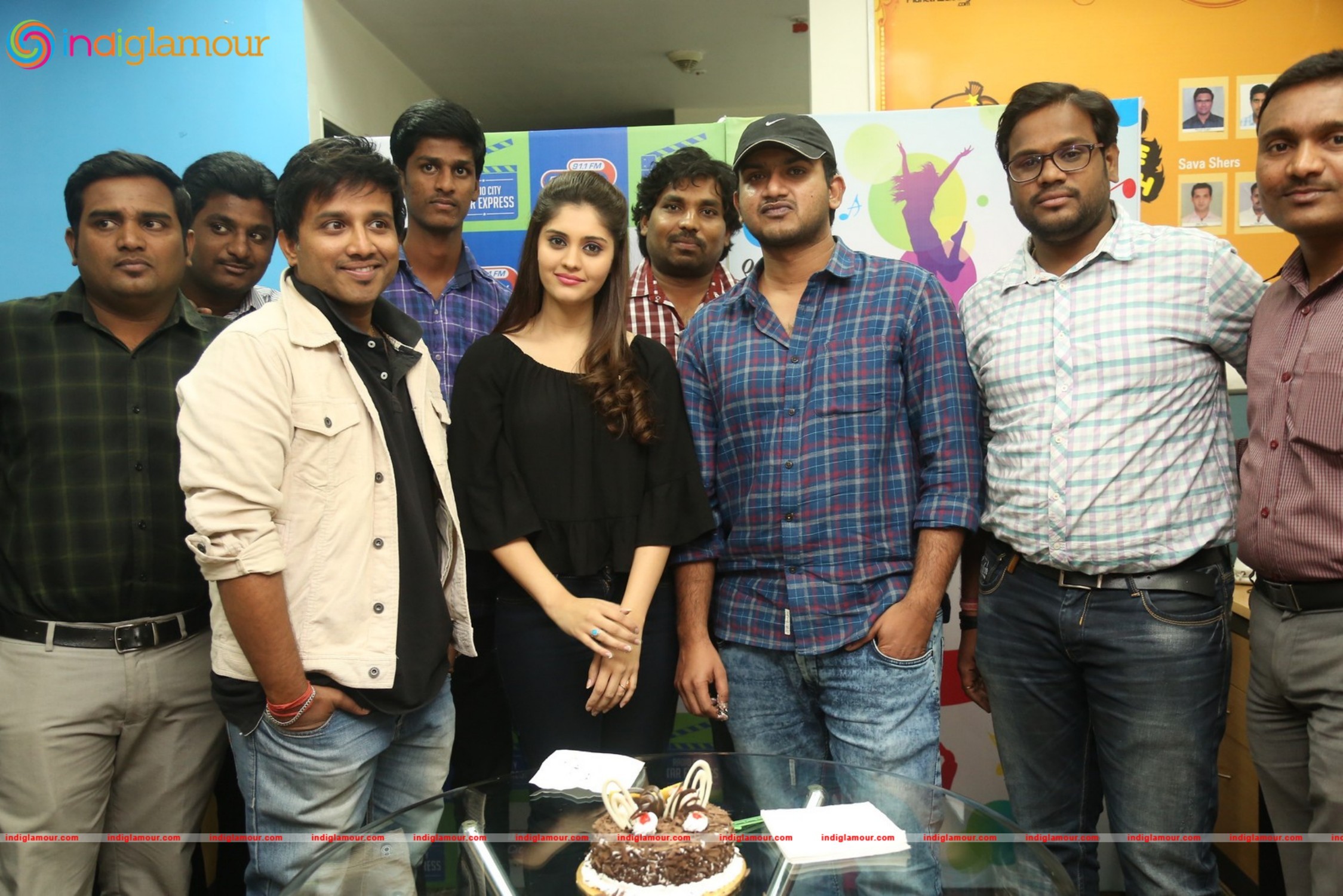 Express Raja Team at Radio City Event hd photo
