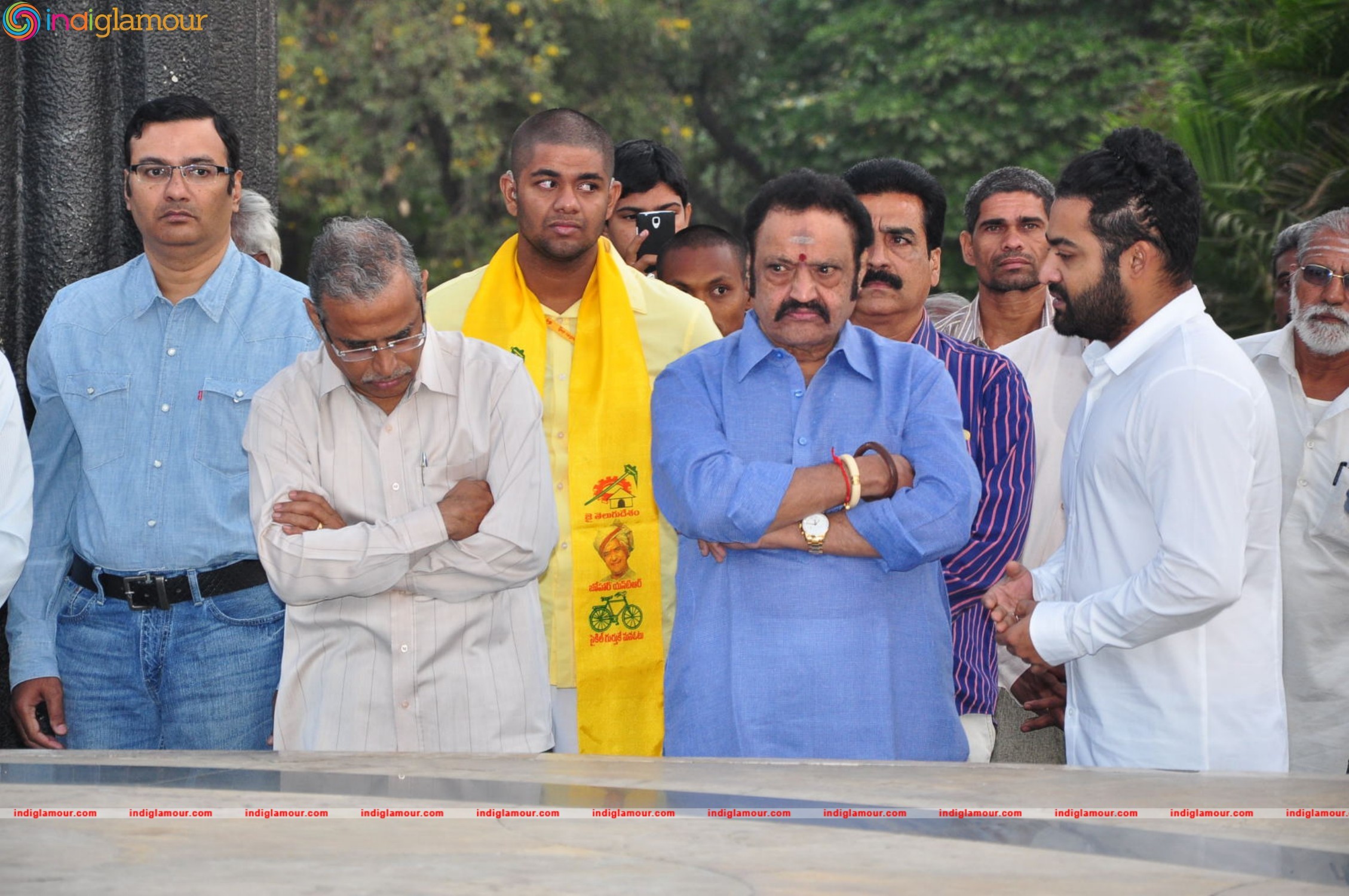 NTR 20th Vardhanthi Stills At NTR Ghat Event hd photo