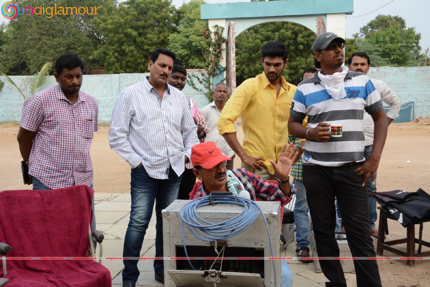 Speedunnodu Working Stills Event hd photo