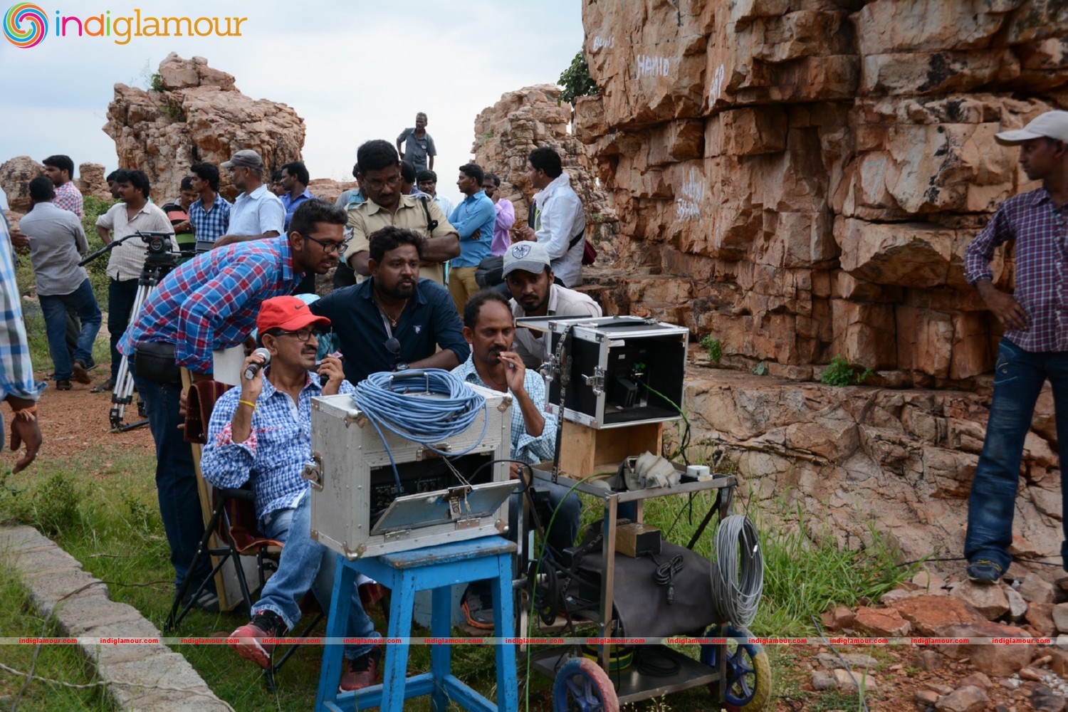 Speedunnodu Working Stills Event hd photo