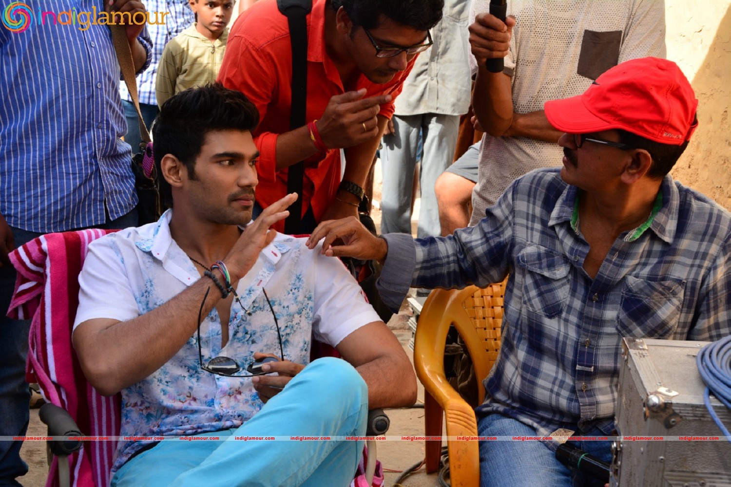 Speedunnodu Working Stills Event hd photo