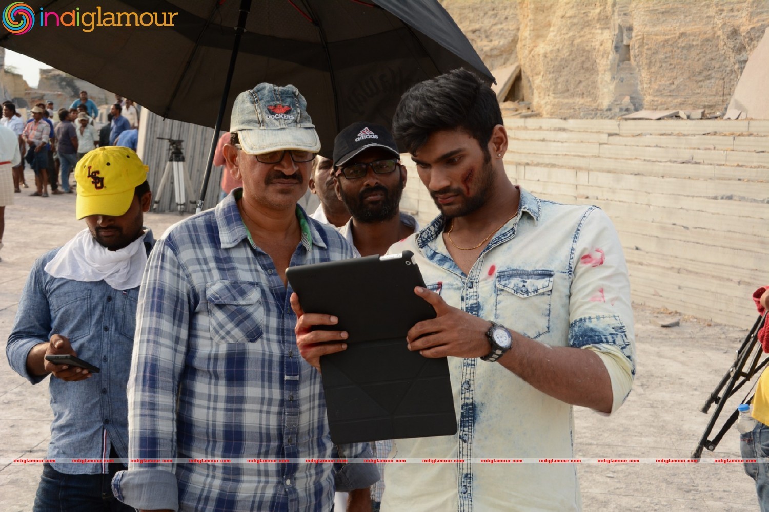 Speedunnodu Working Stills Event hd photo