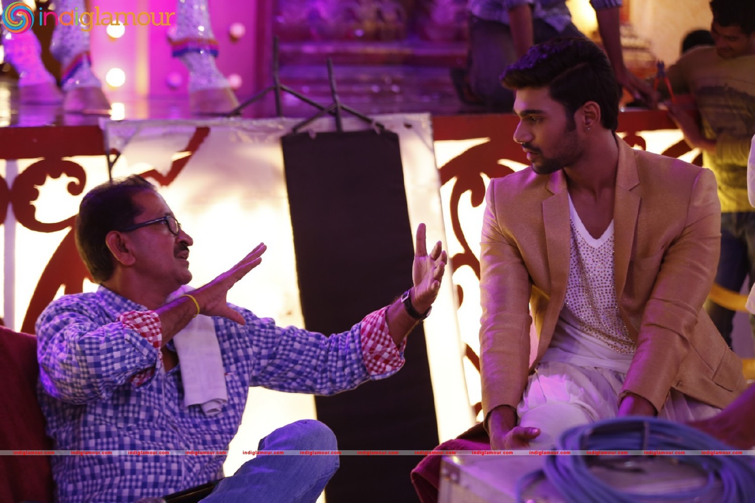 Speedunnodu Working Stills Event hd photo