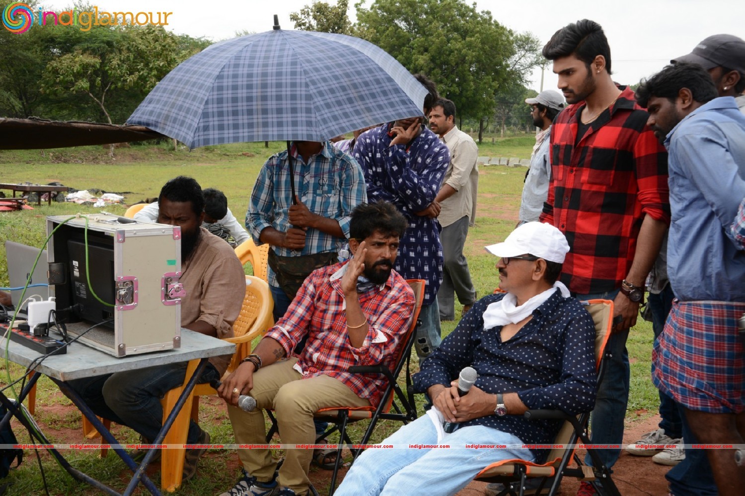 Speedunnodu Working Stills Event hd photo