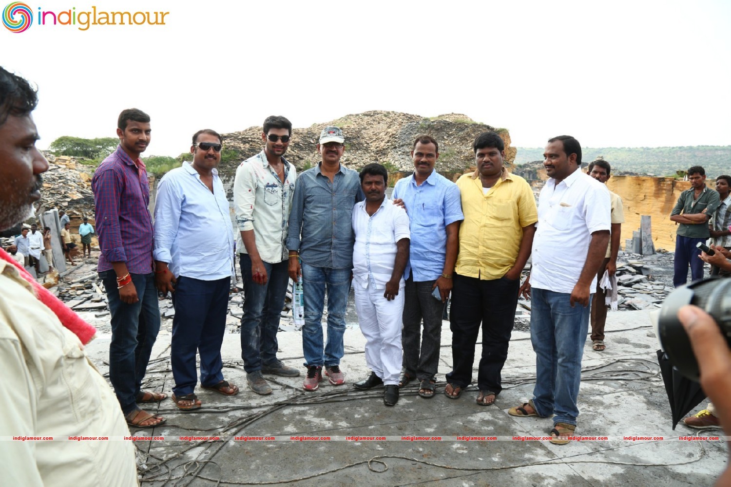 Speedunnodu Working Stills Event hd photo