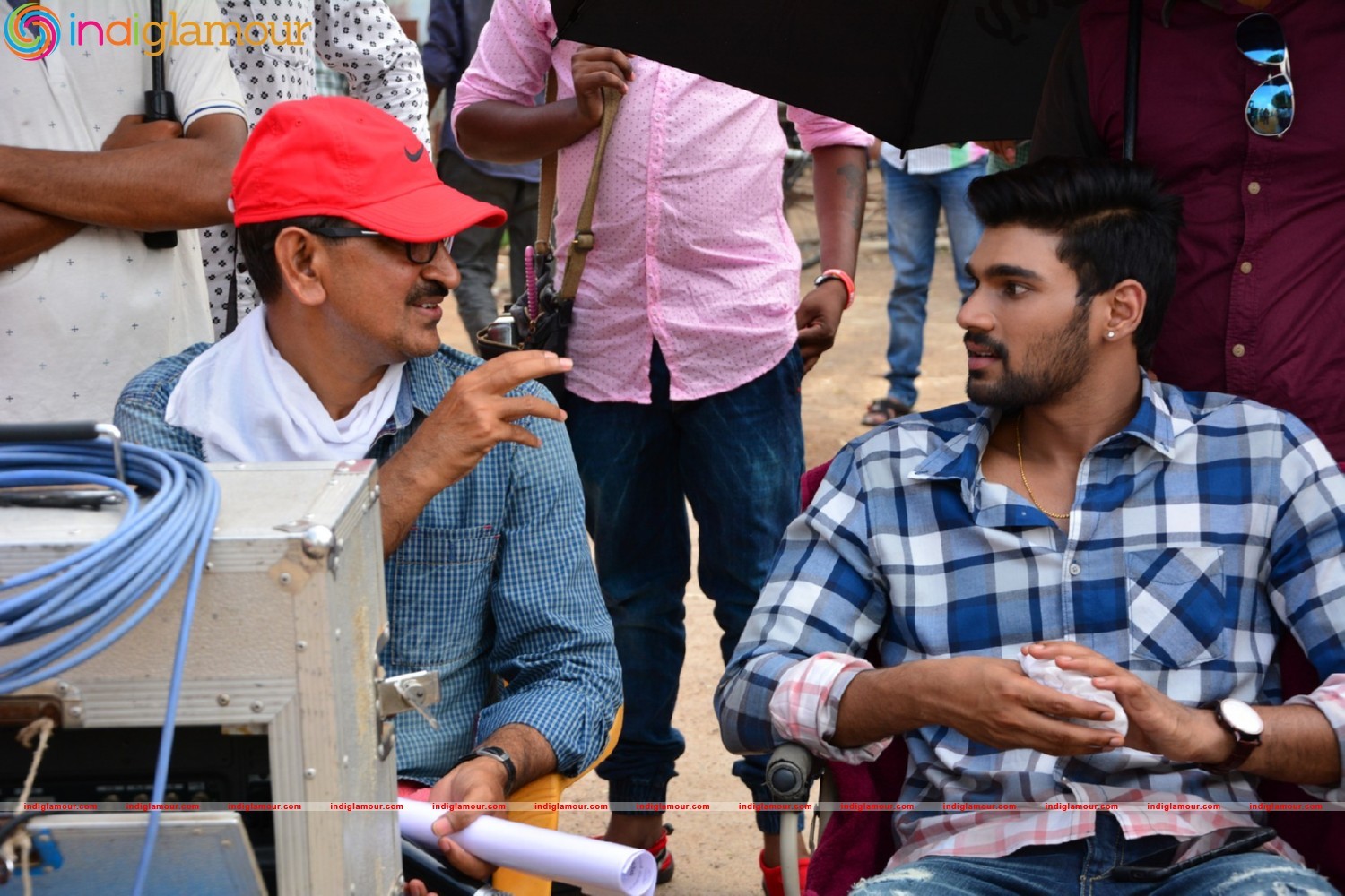 Speedunnodu Working Stills Event hd photo