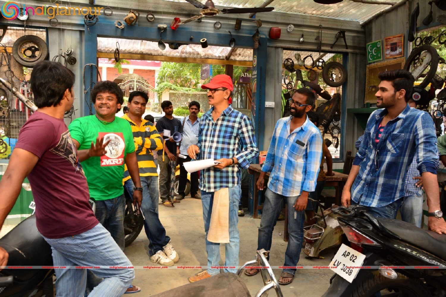 Speedunnodu Working Stills Event hd photo