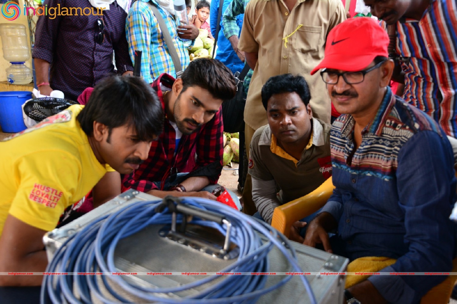 Speedunnodu Working Stills Event hd photo