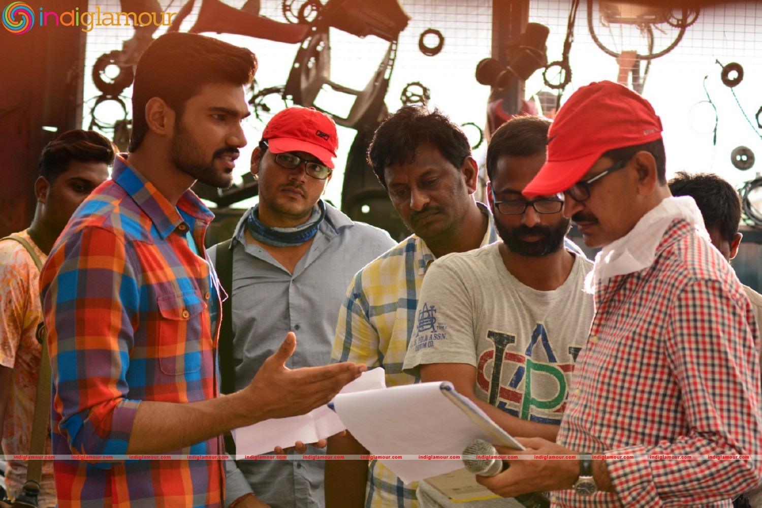 Speedunnodu Working Stills Event hd photo