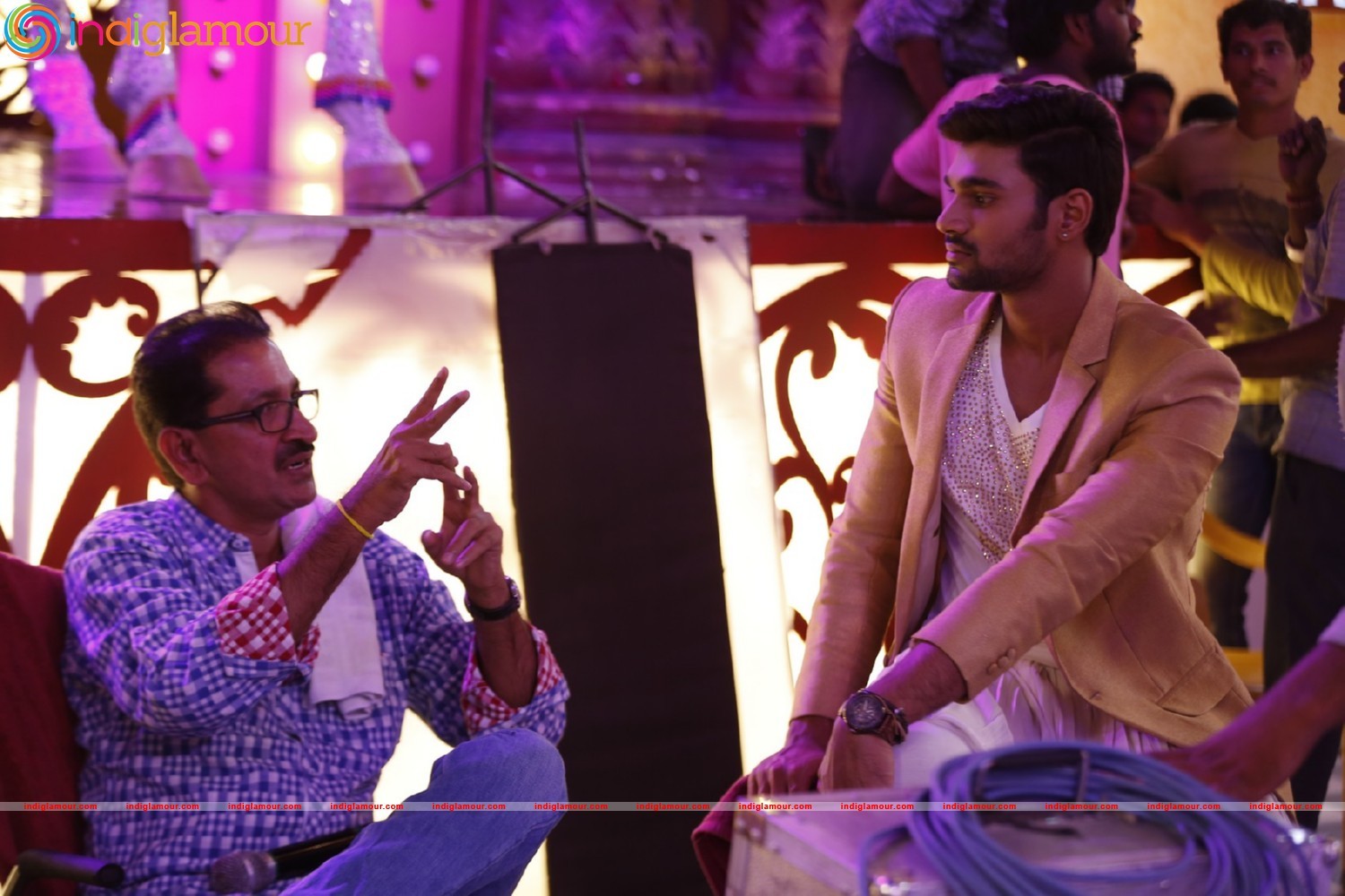 Speedunnodu Working Stills Event hd photo