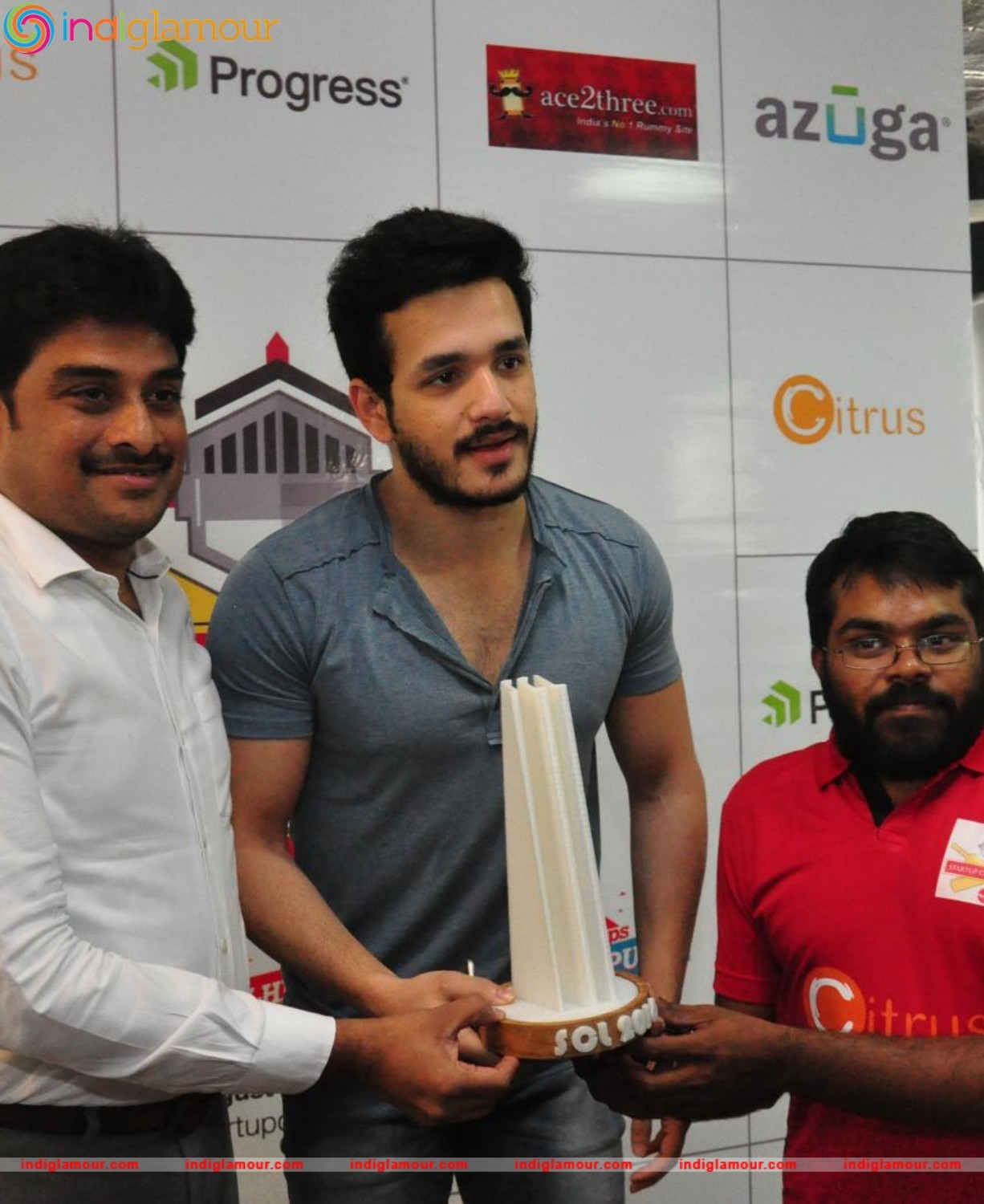 Akhil Launched Startup Cricket League Event hd photo