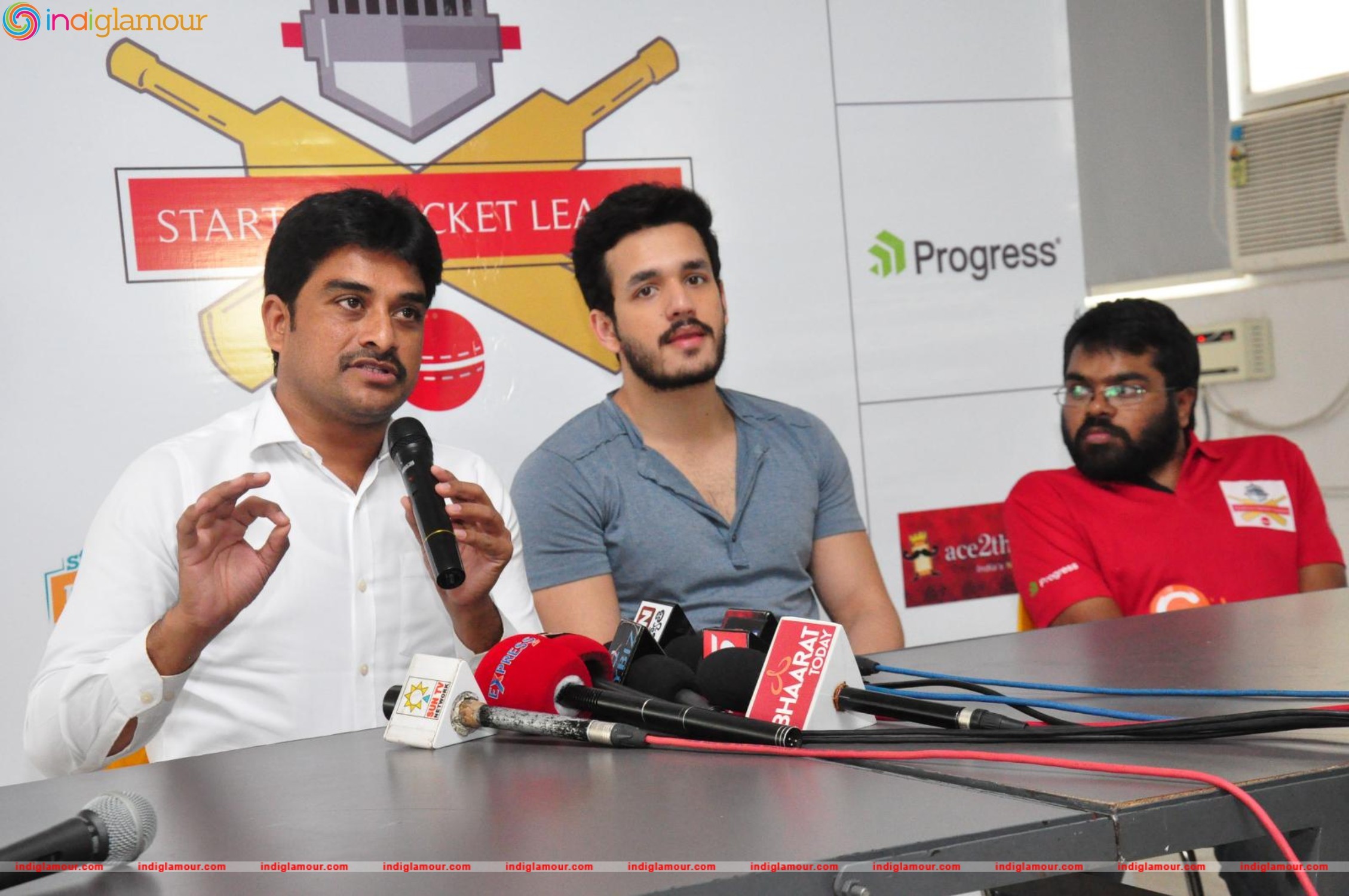 Akhil Launched Startup Cricket League Event hd photo