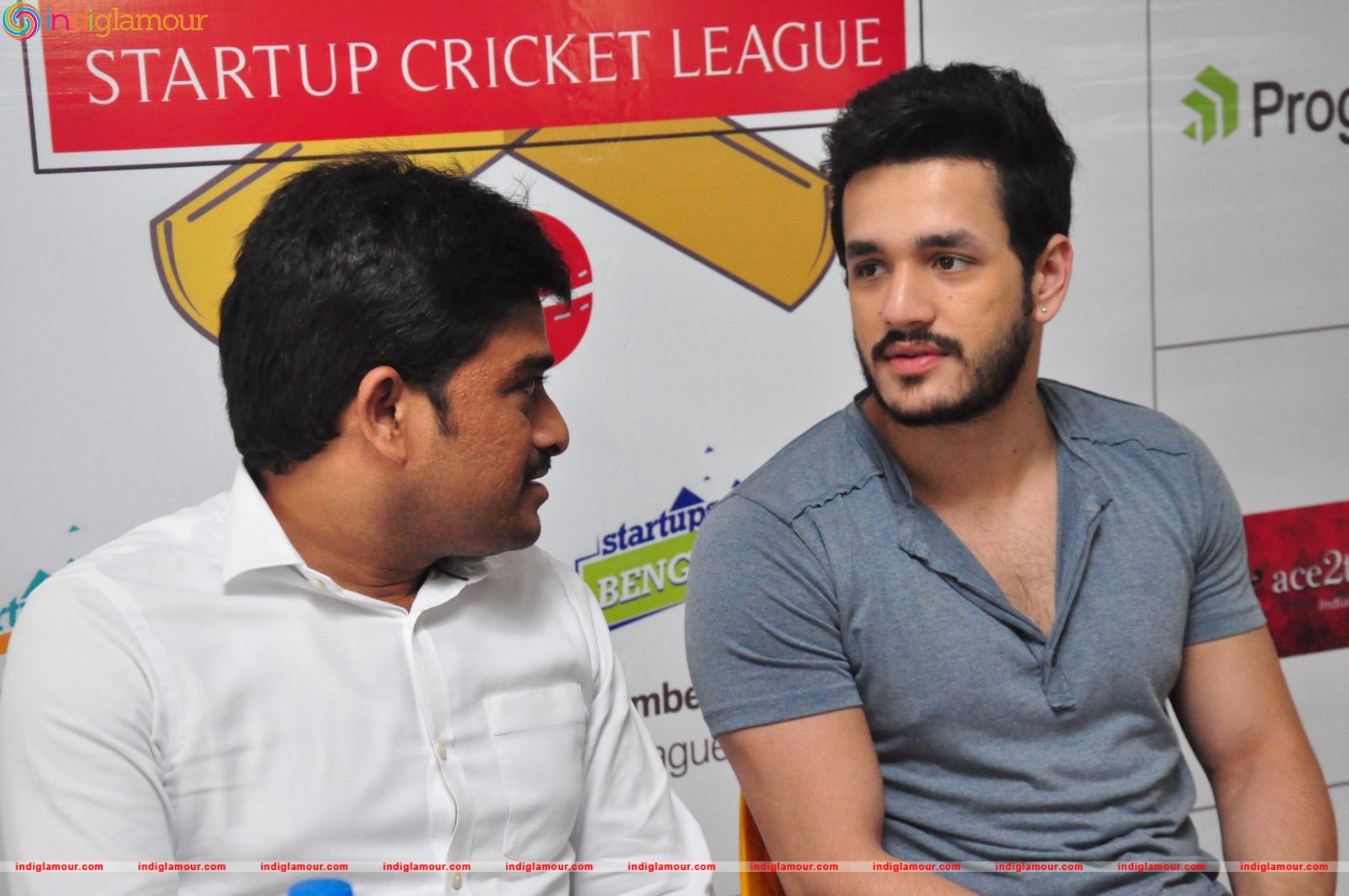 Akhil Launched Startup Cricket League Event hd photo