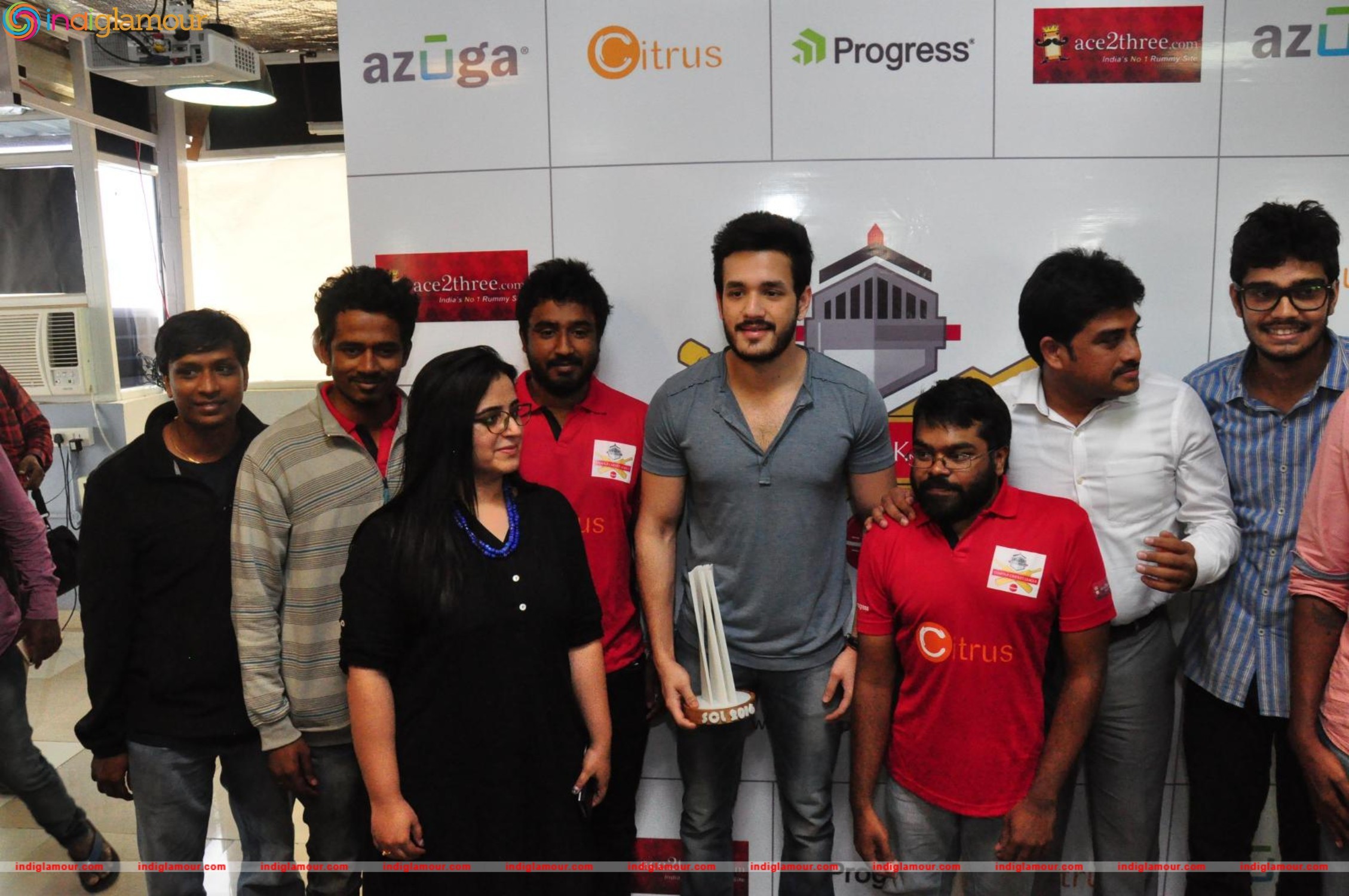 Akhil Launched Startup Cricket League Event hd photo